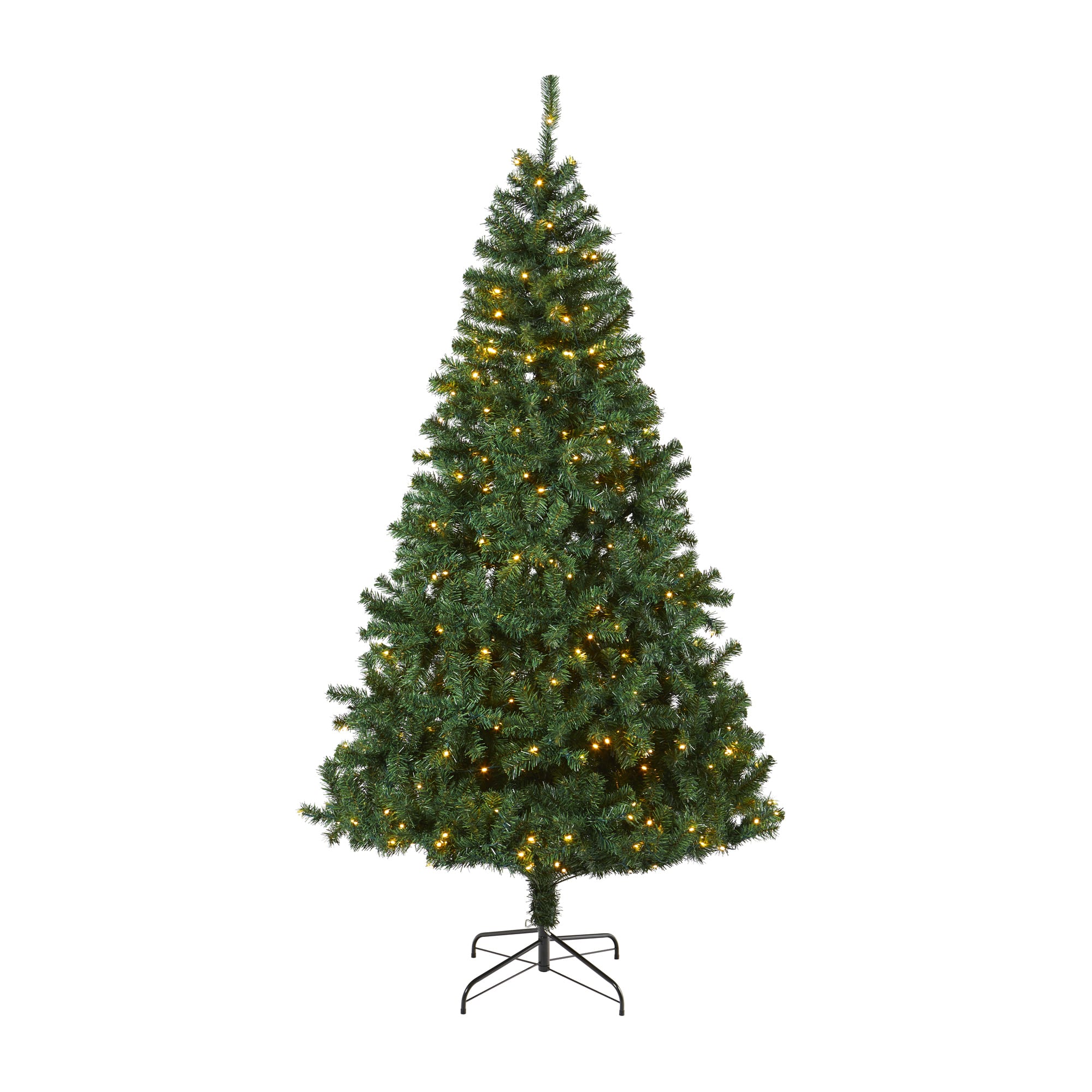 7.5ft. Pre-Lit Northern Tip Pine Artificial Christmas Tree, Clear LED Lights