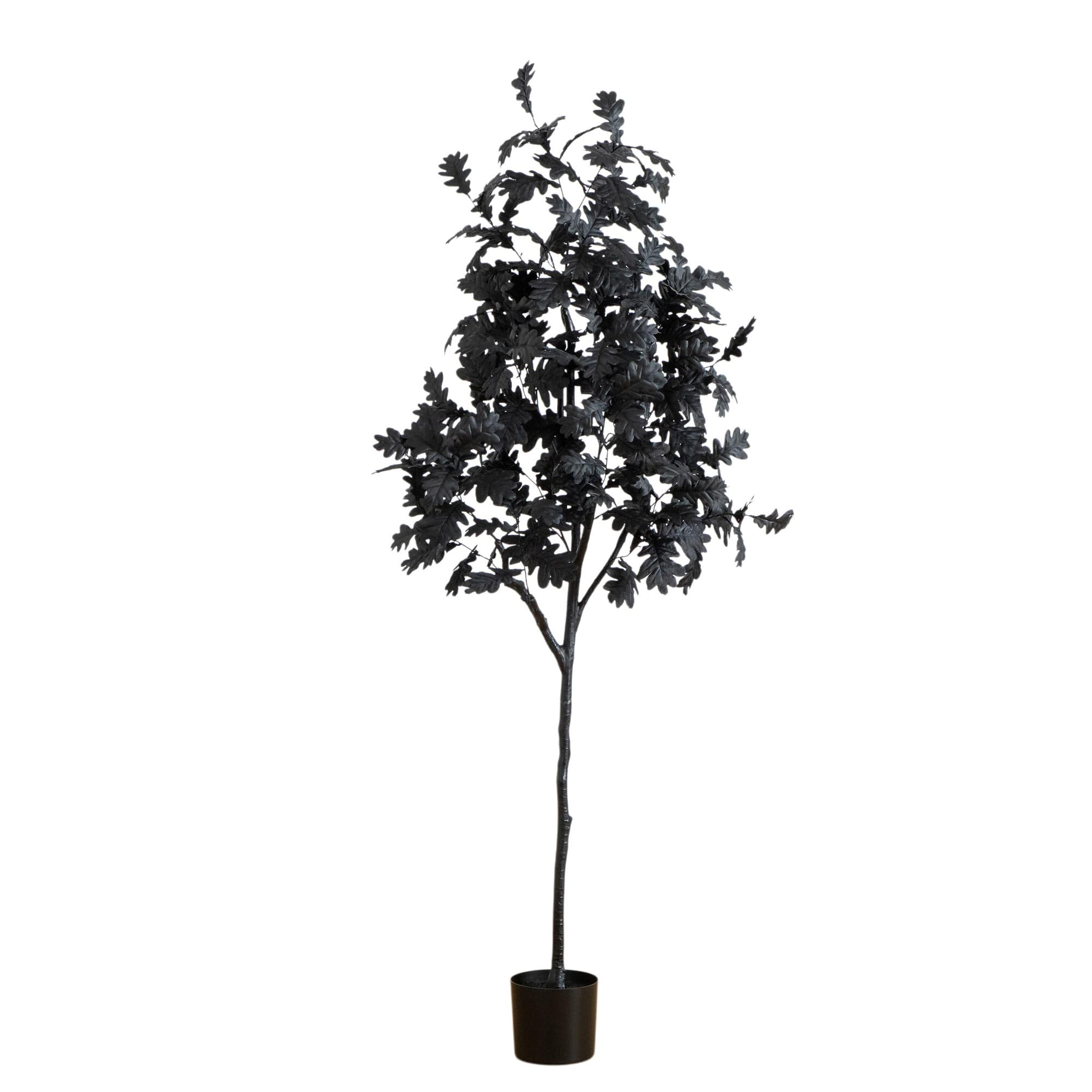6Ft Artificial Halloween Black Oak Tree By Nearly Natural | 32" x 32" x 72" | Michaels®