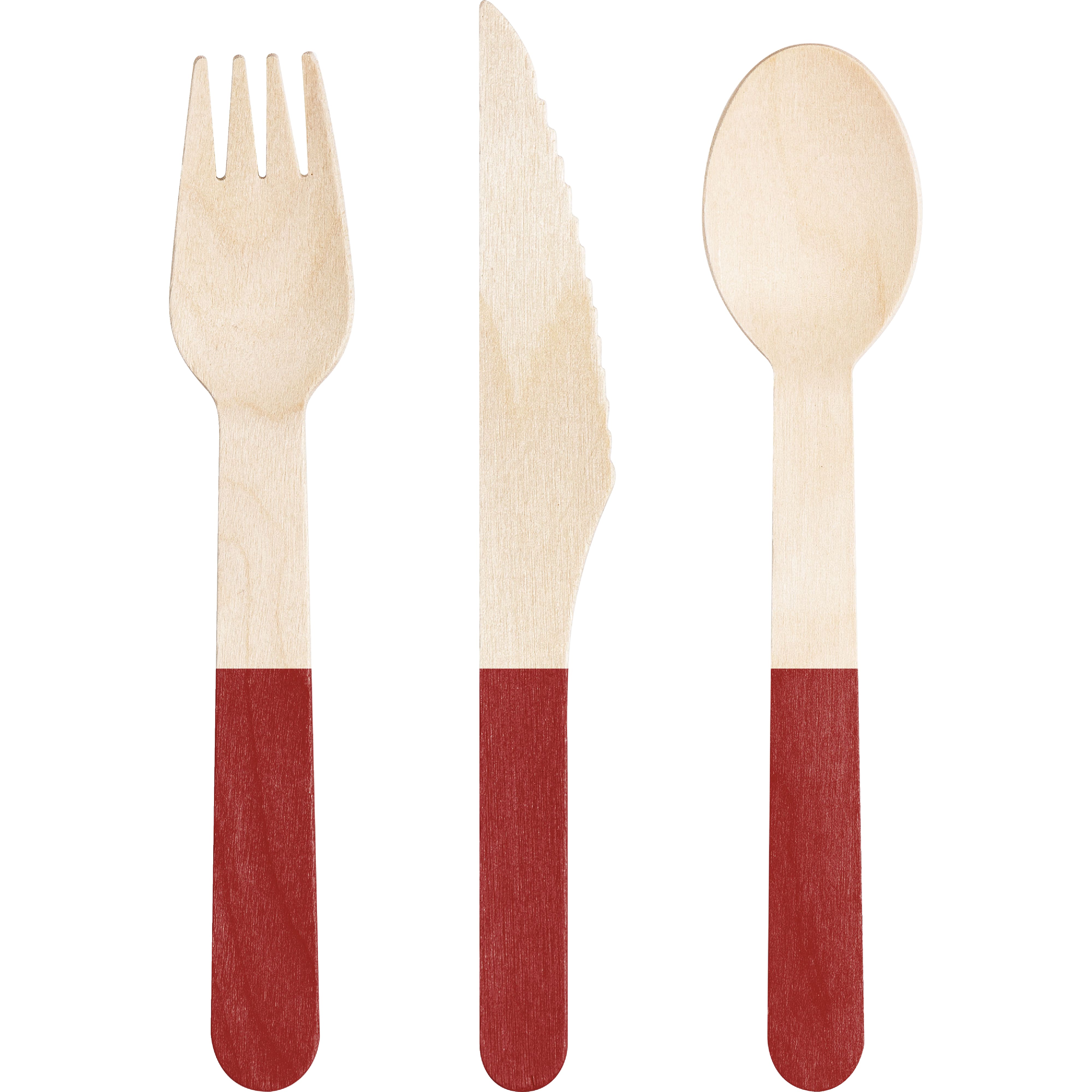 Hoffmaster Touch of Color Wooden Cutlery