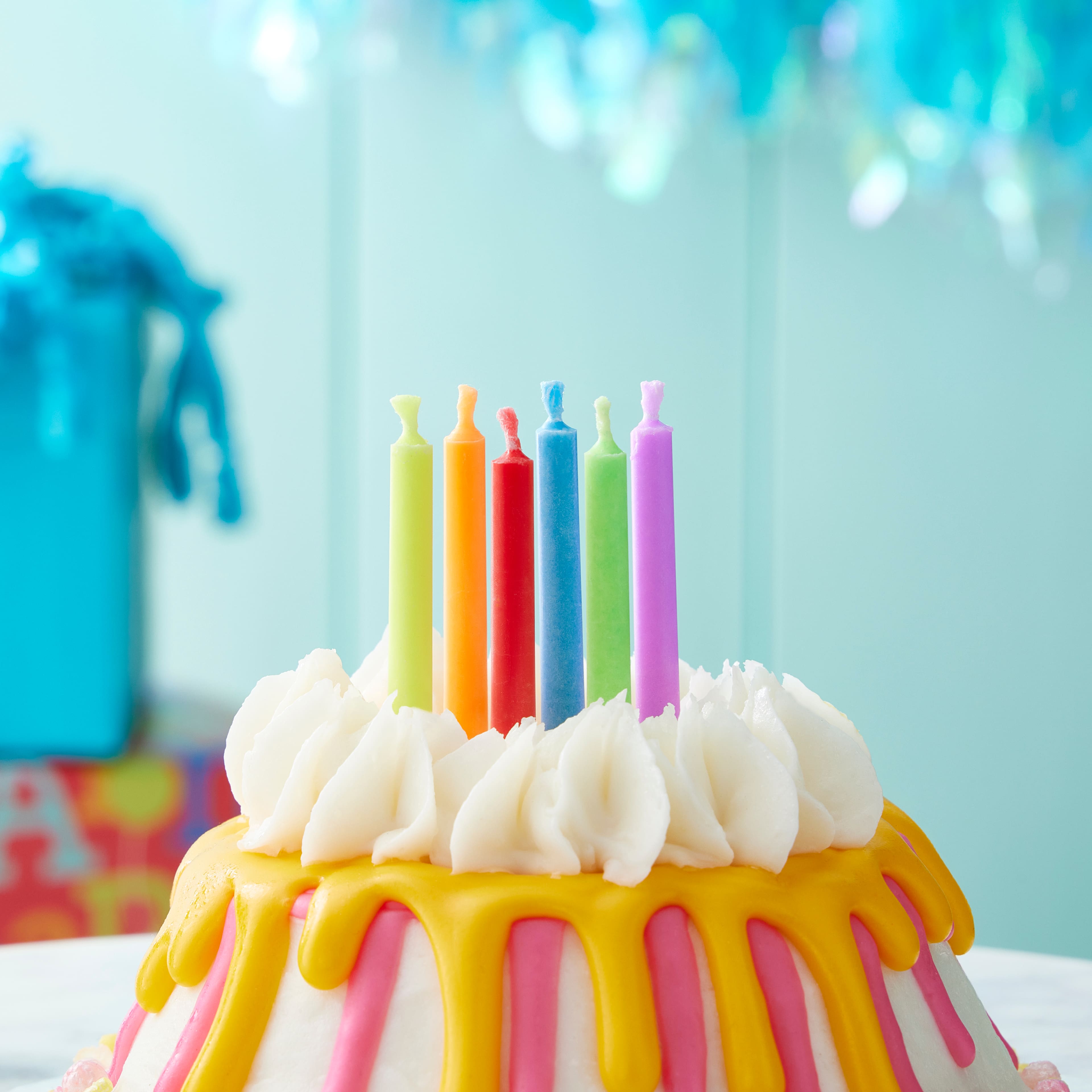 12 Packs: 12 ct. (144 total) Color Flame Candles by Makery®