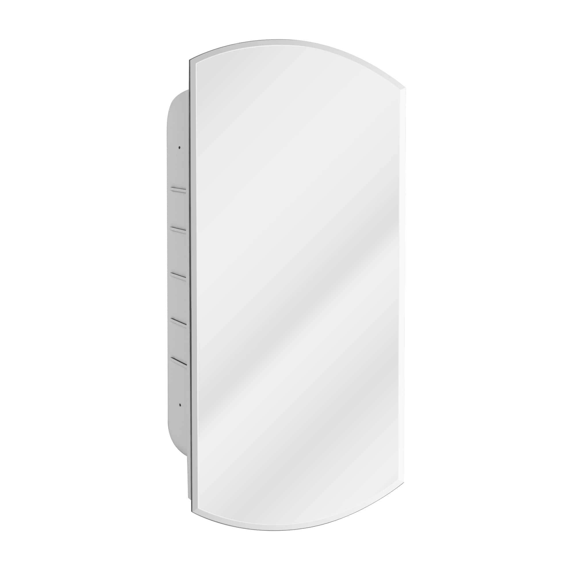 Head West Beveled Eclipse Arched 16" x 30" Recessed Medicine Cabinet Accent Vanity Mirror