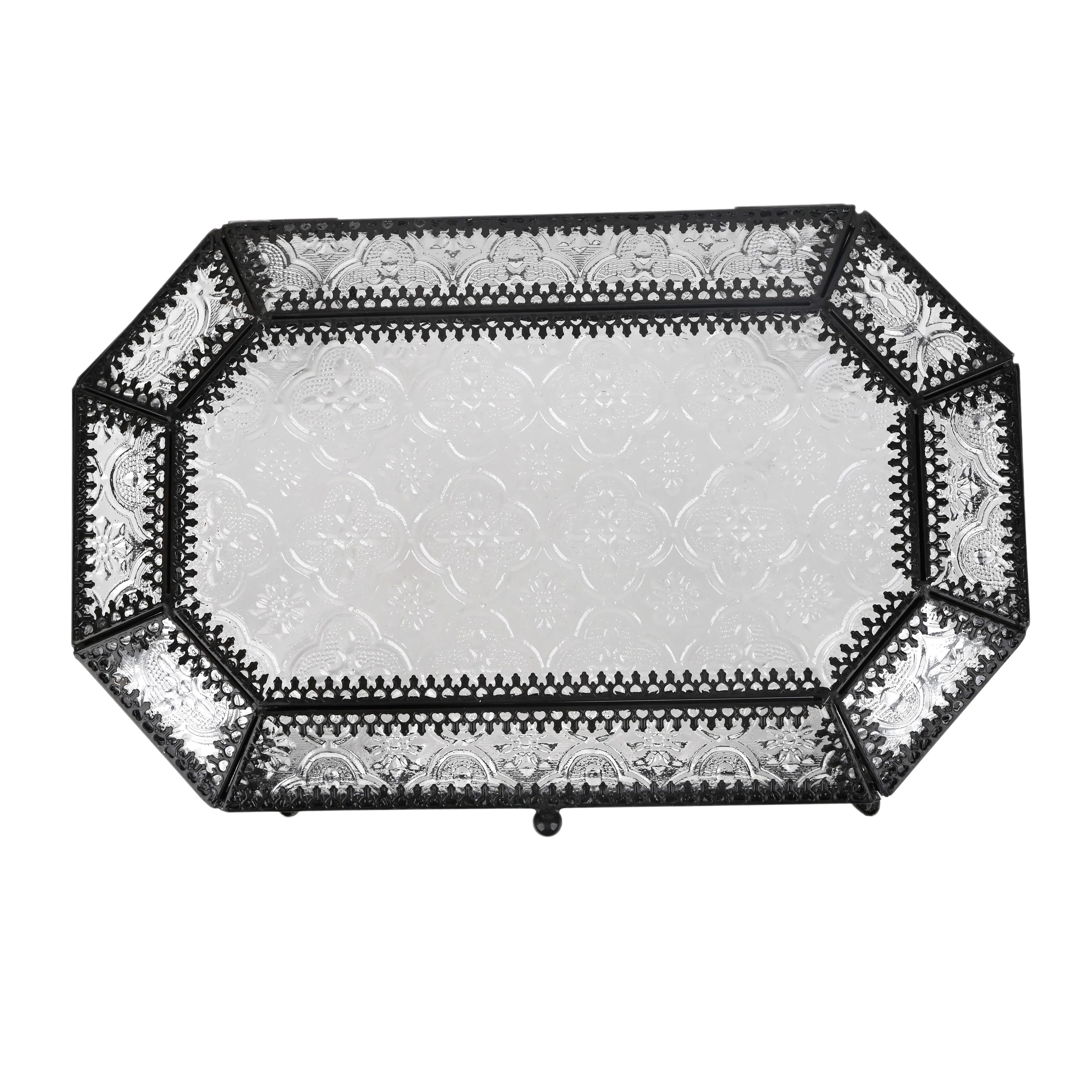 10" Glass Tombstone Terrarium by Ashland®
