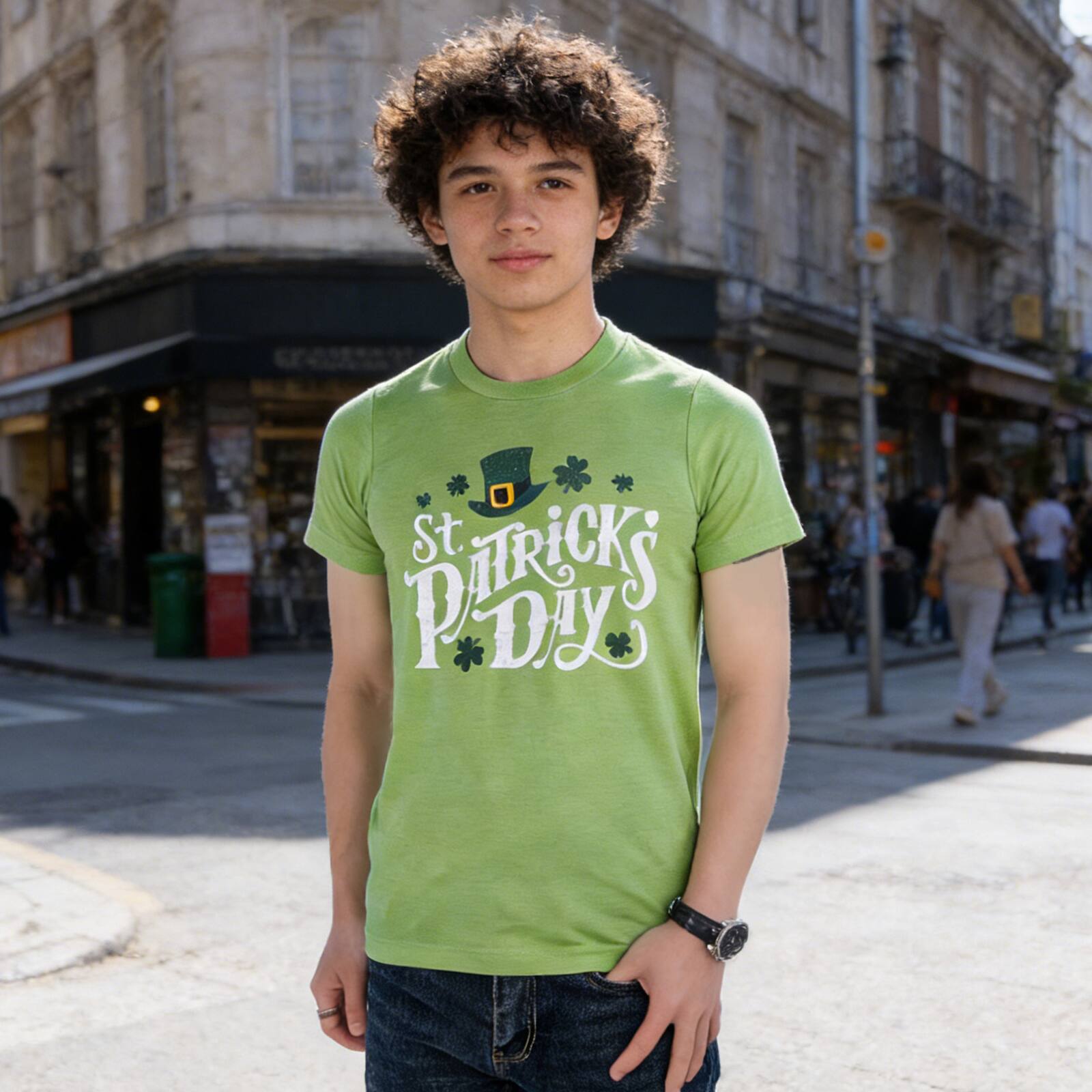 St. Patrick's Day Adult T-Shirt by Celebrate It