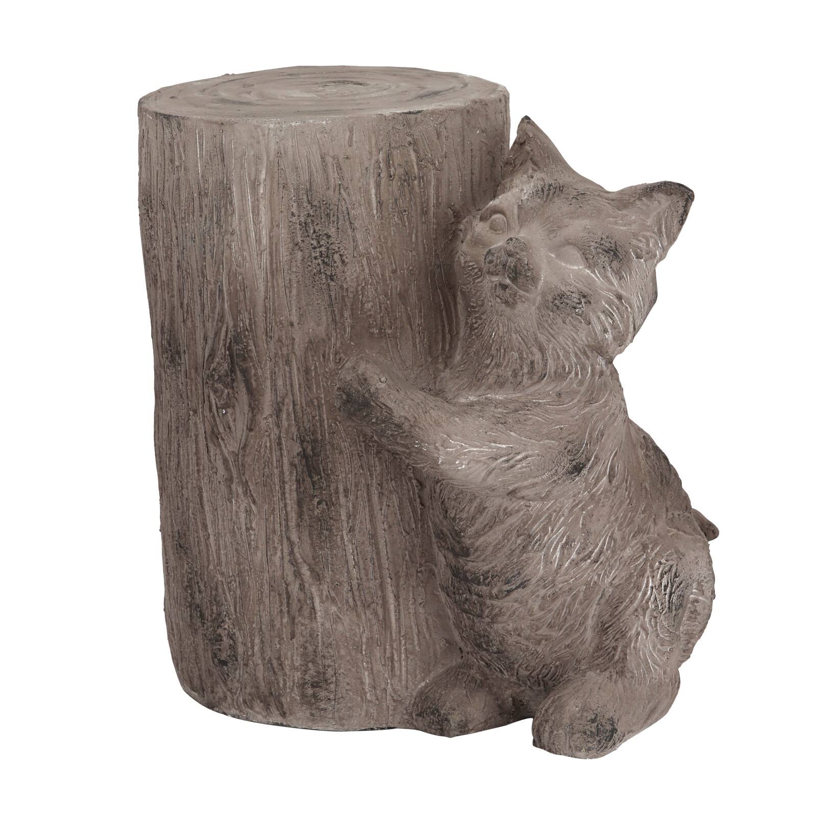 Brown MGO Modern Farmhouse Garden Sculpture, 15" x 14" x 10"