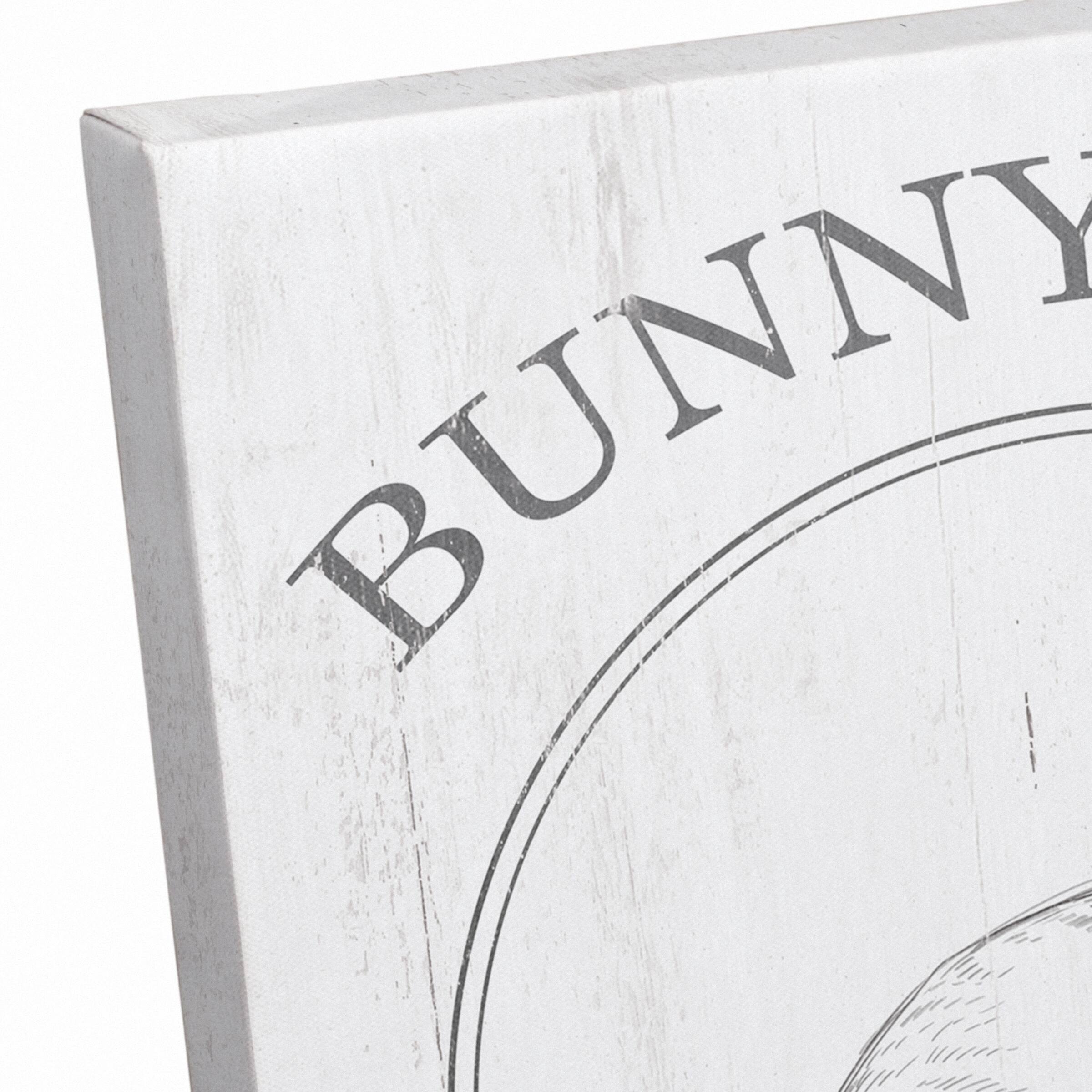 Bunny Feed Hippity Hop Grain Co. Canvas Wall Art