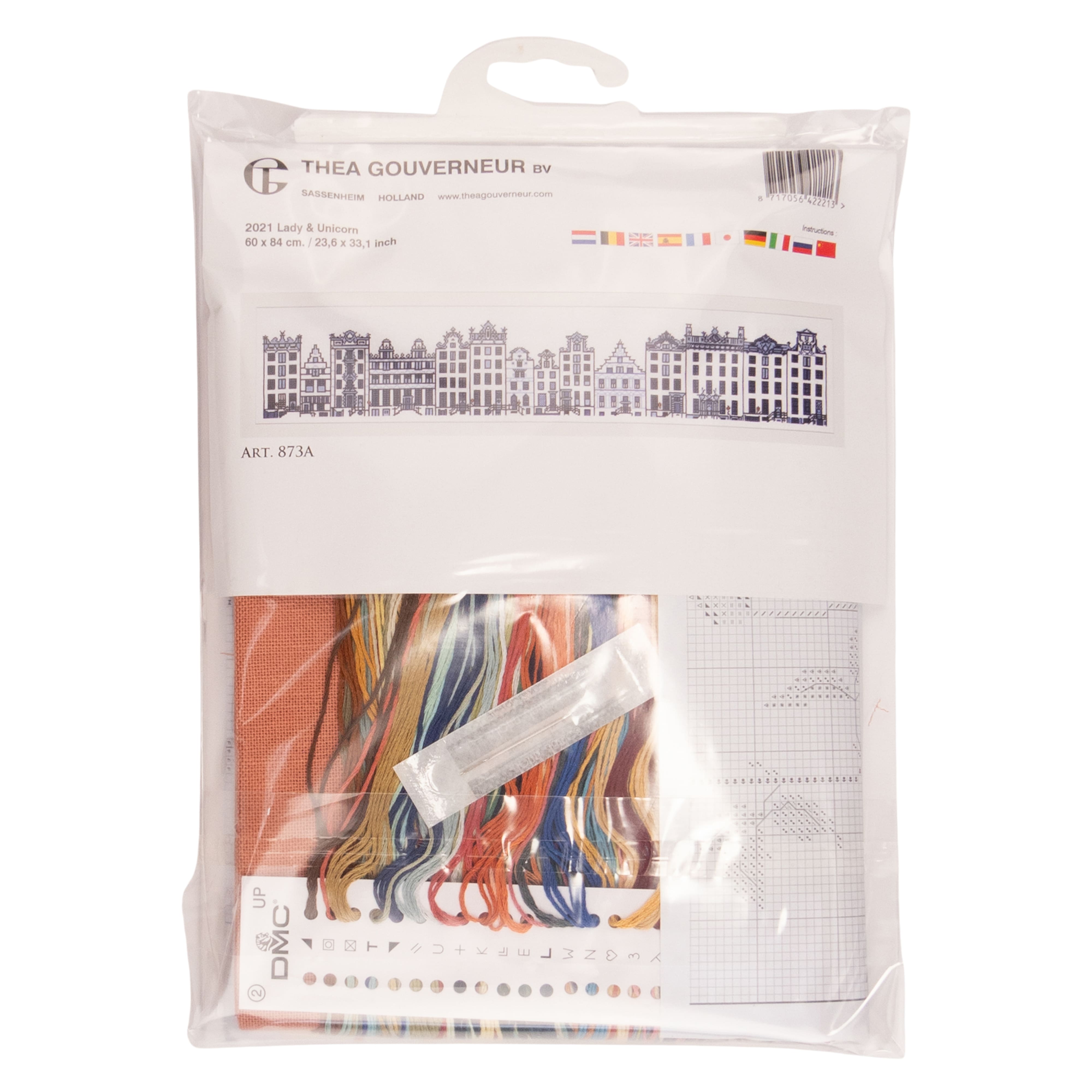 Thea Gouverneur Since 1959® Lady & Unicorn Counted Cross Stitch Kit