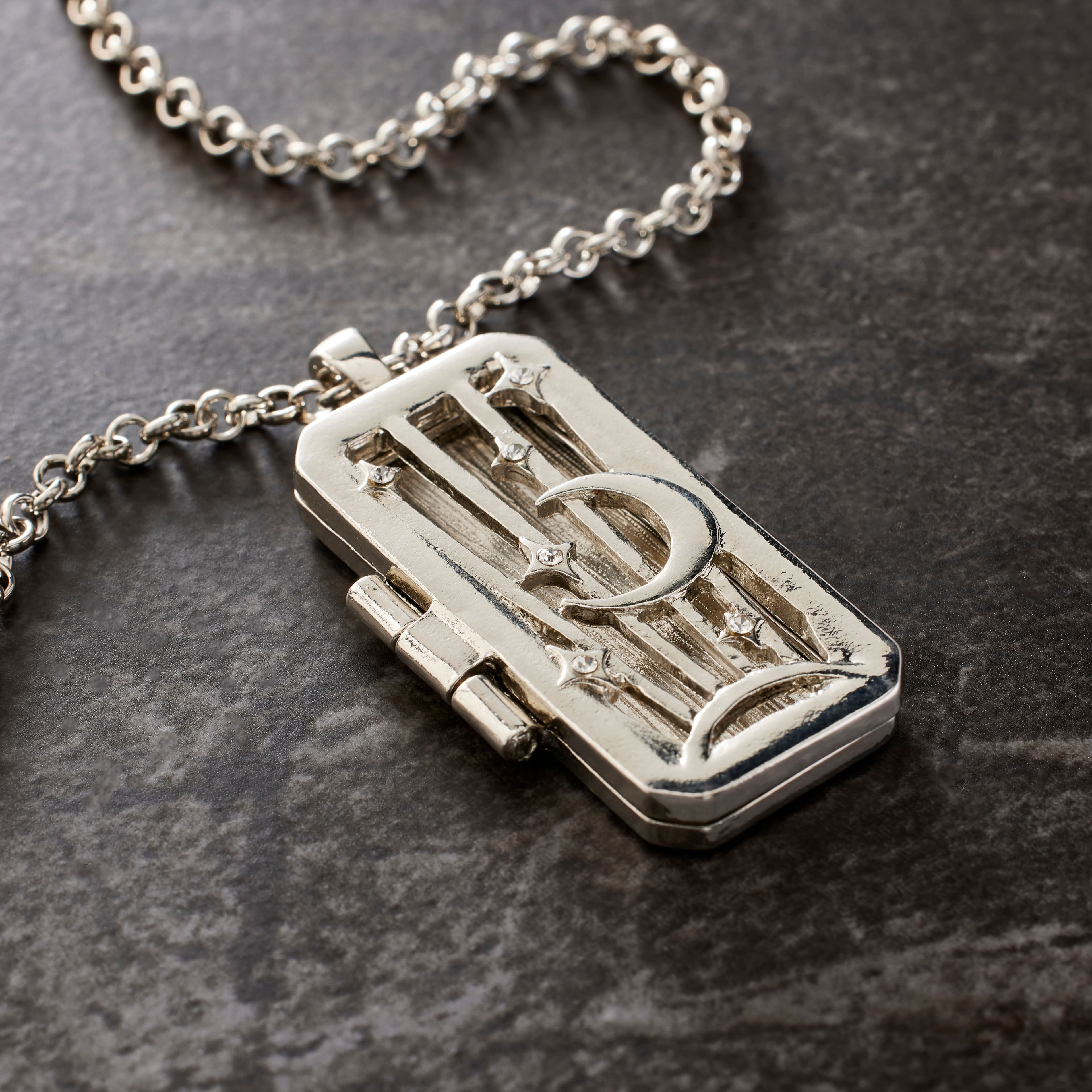 12 Pack: Silver Celestial Rectangle Locket by Bead Landing™