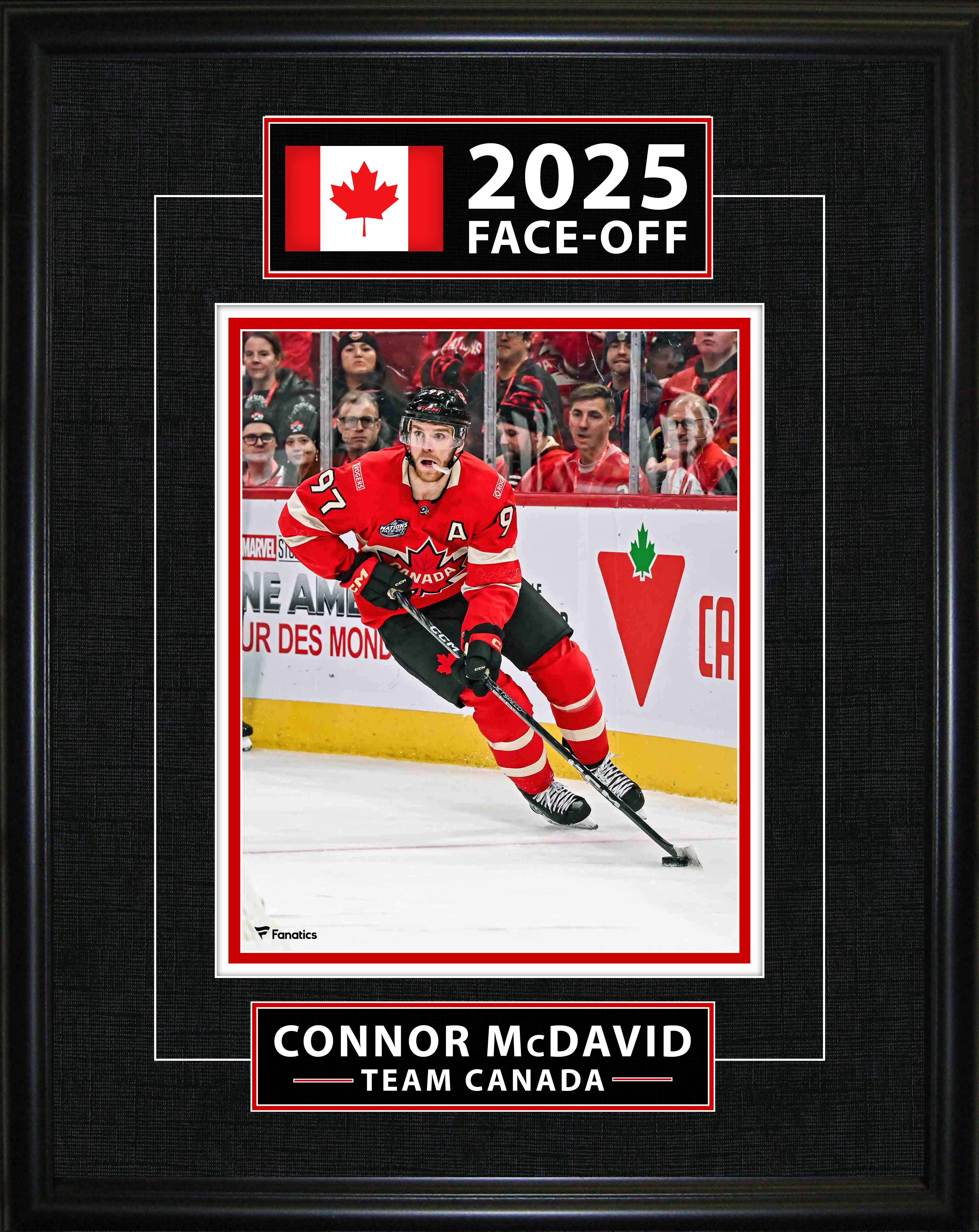 Connor McDavid Framed 8" x 10" Classic Series 2025 Four Nations 16" x 20"