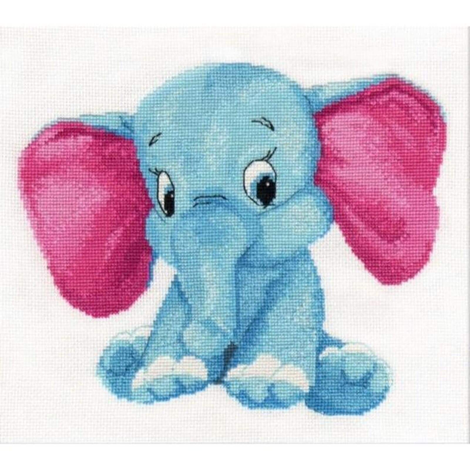Oven Elephant Cross Stitch Kit