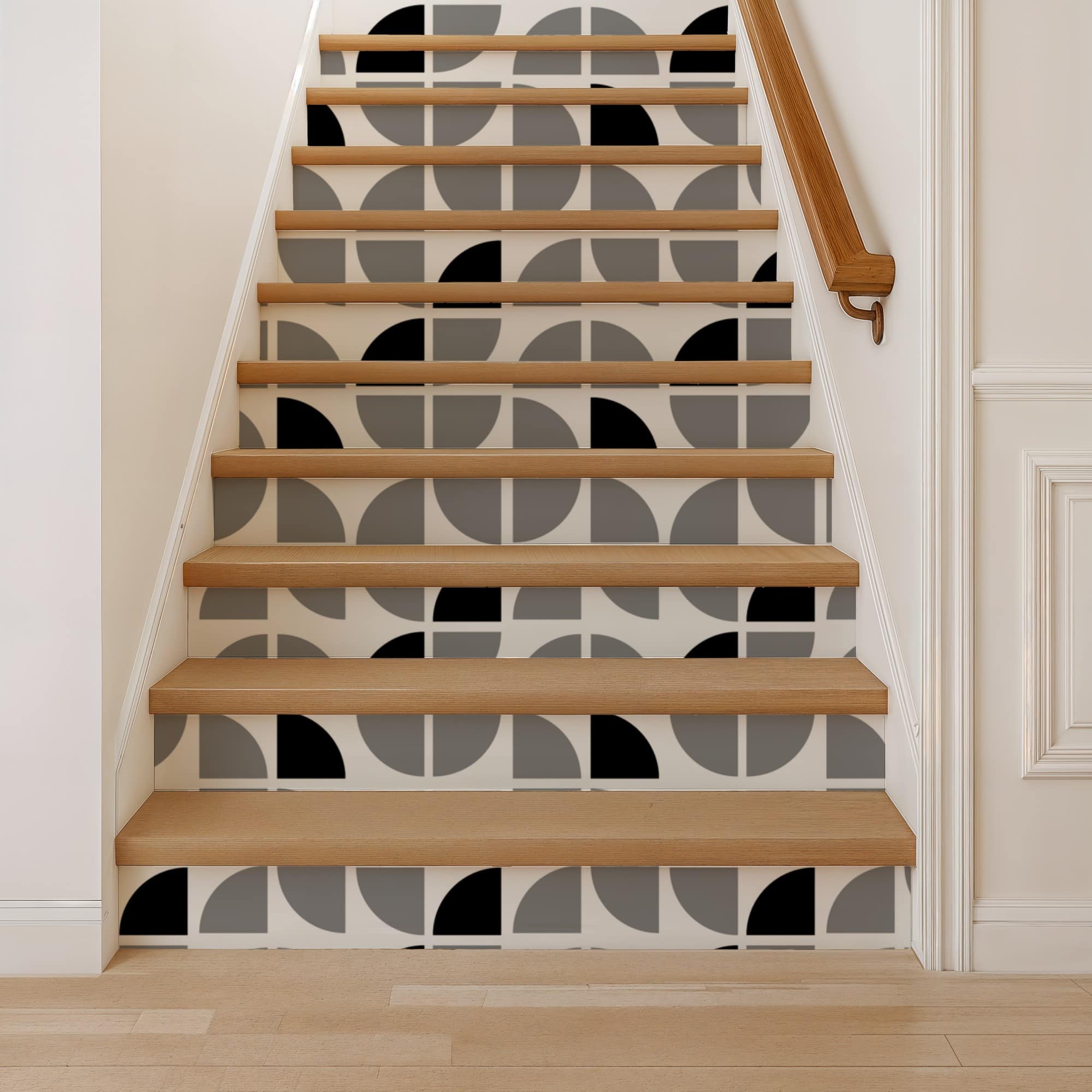 Designs Direct Mod Geo Crescents Peel & Stick Wallpaper