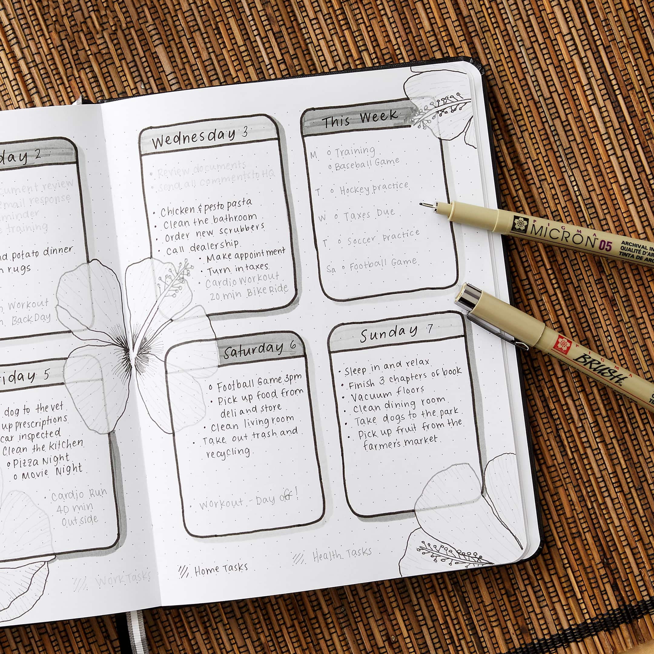 Micron® Fine & Bold Line Light Cool Grey Pen Set