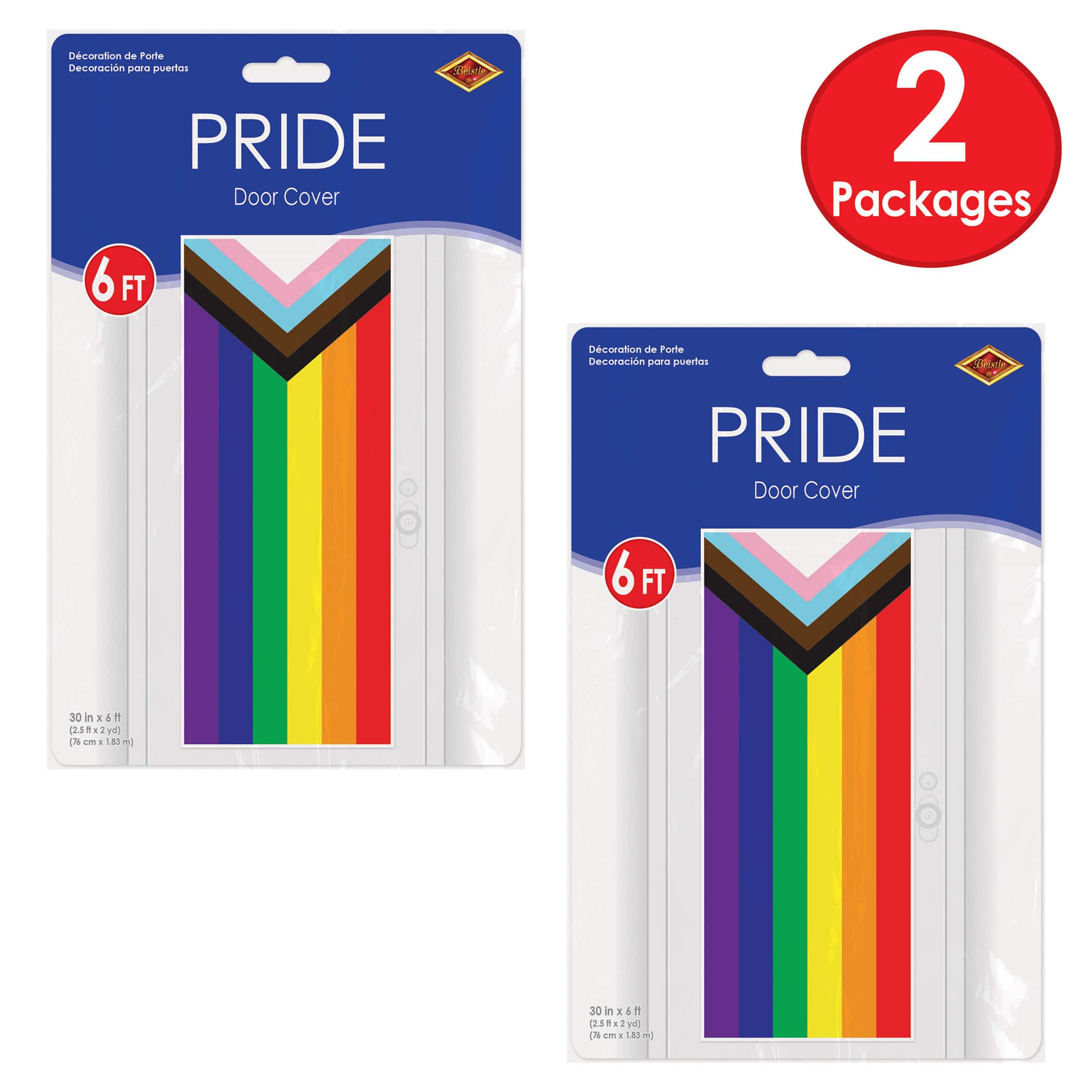 Beistle 6ft. Pride Door Covers, 2ct.