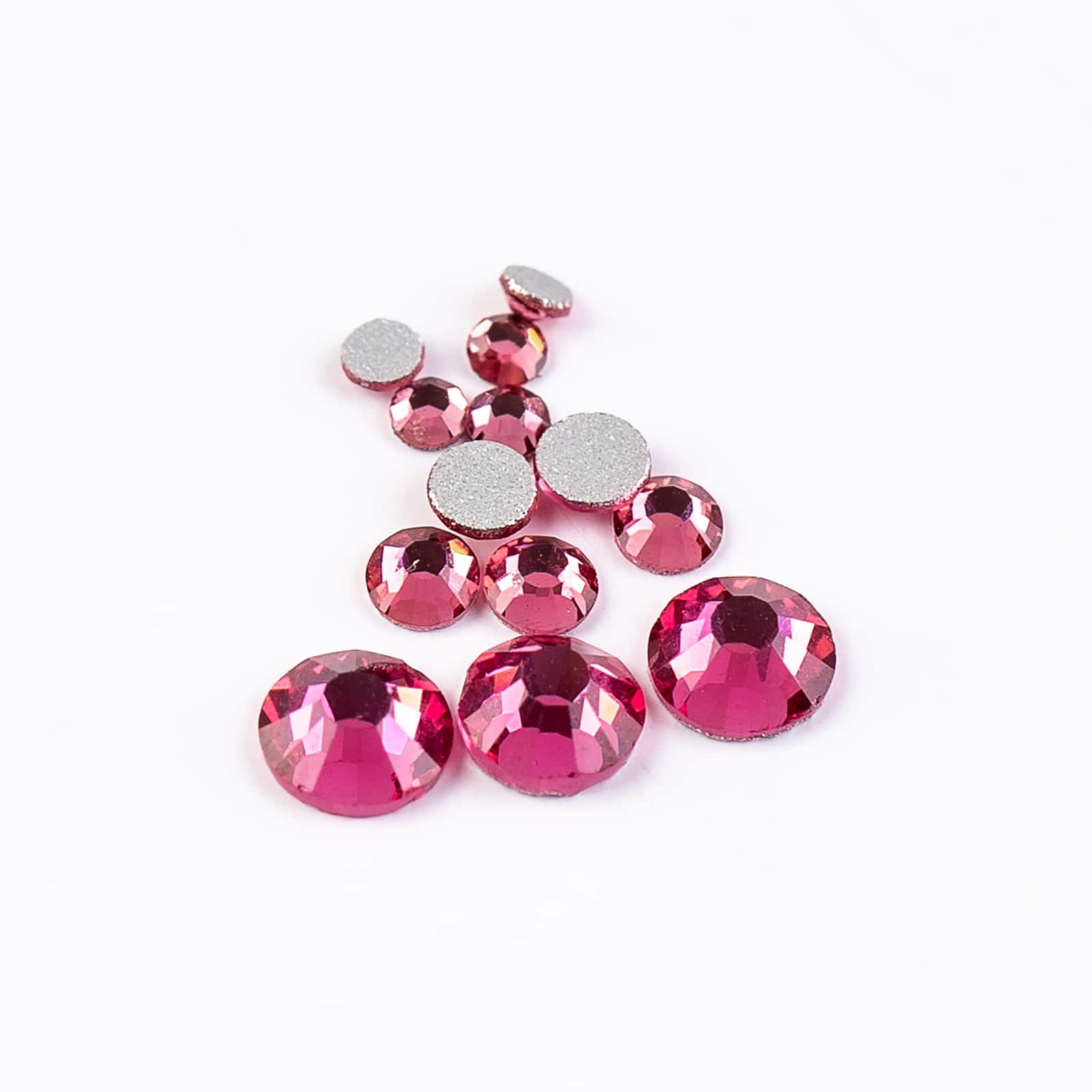 Crystal Lane DIY Assorted Glass Round Flatback Rhinestones Combo