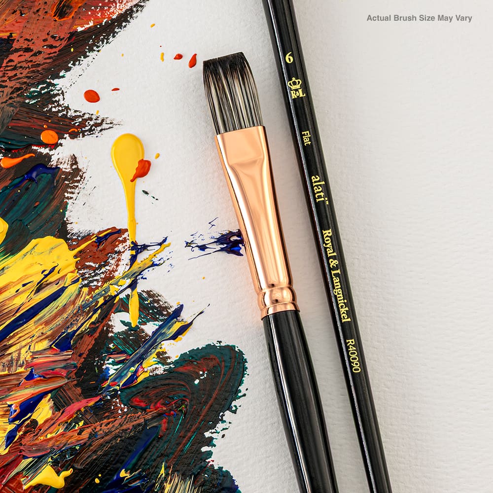 Royal & Langnickel® Alati™ Acrylic & Oil Flat Brush