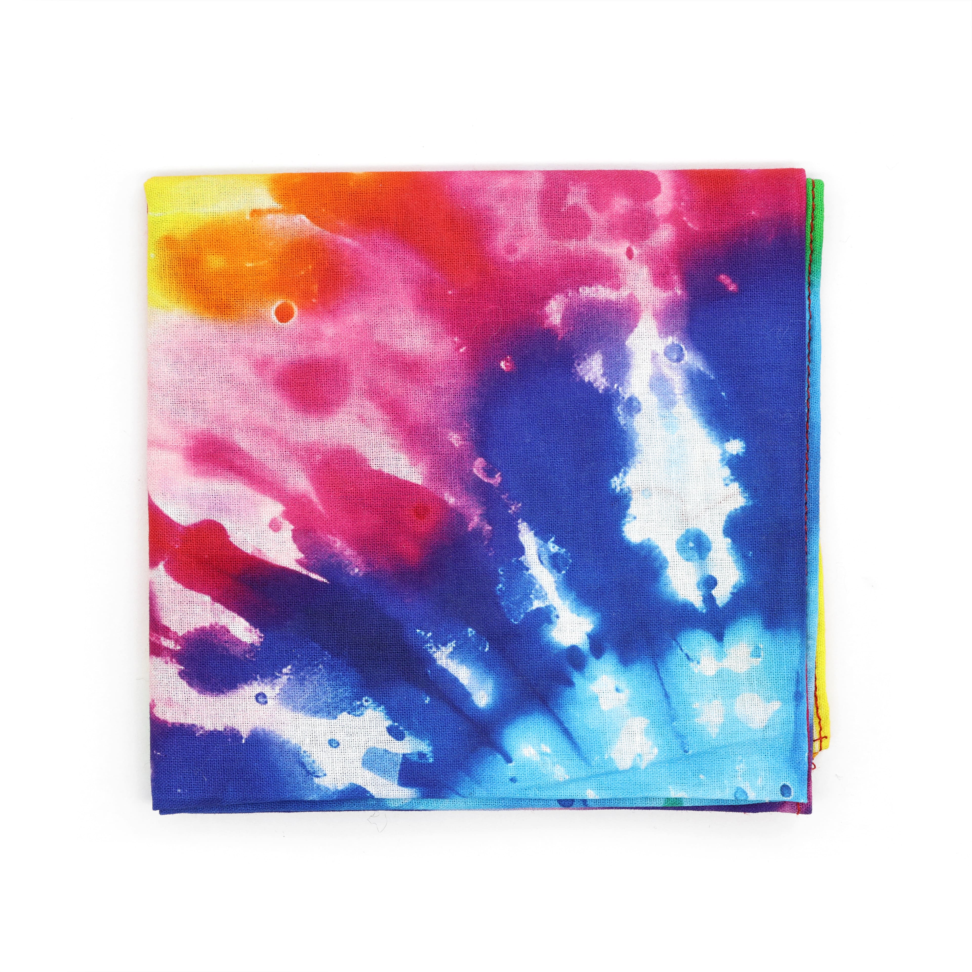 Pride Rainbow Tie-Dye Adult Bandana by Celebrate It™