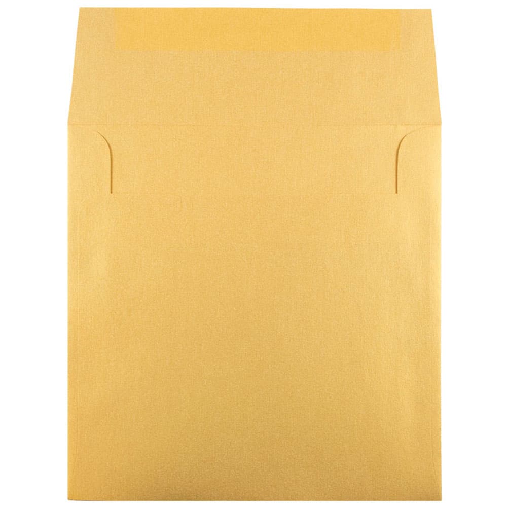 JAM Paper 6" x 6" Square Metallic Invitation Envelopes