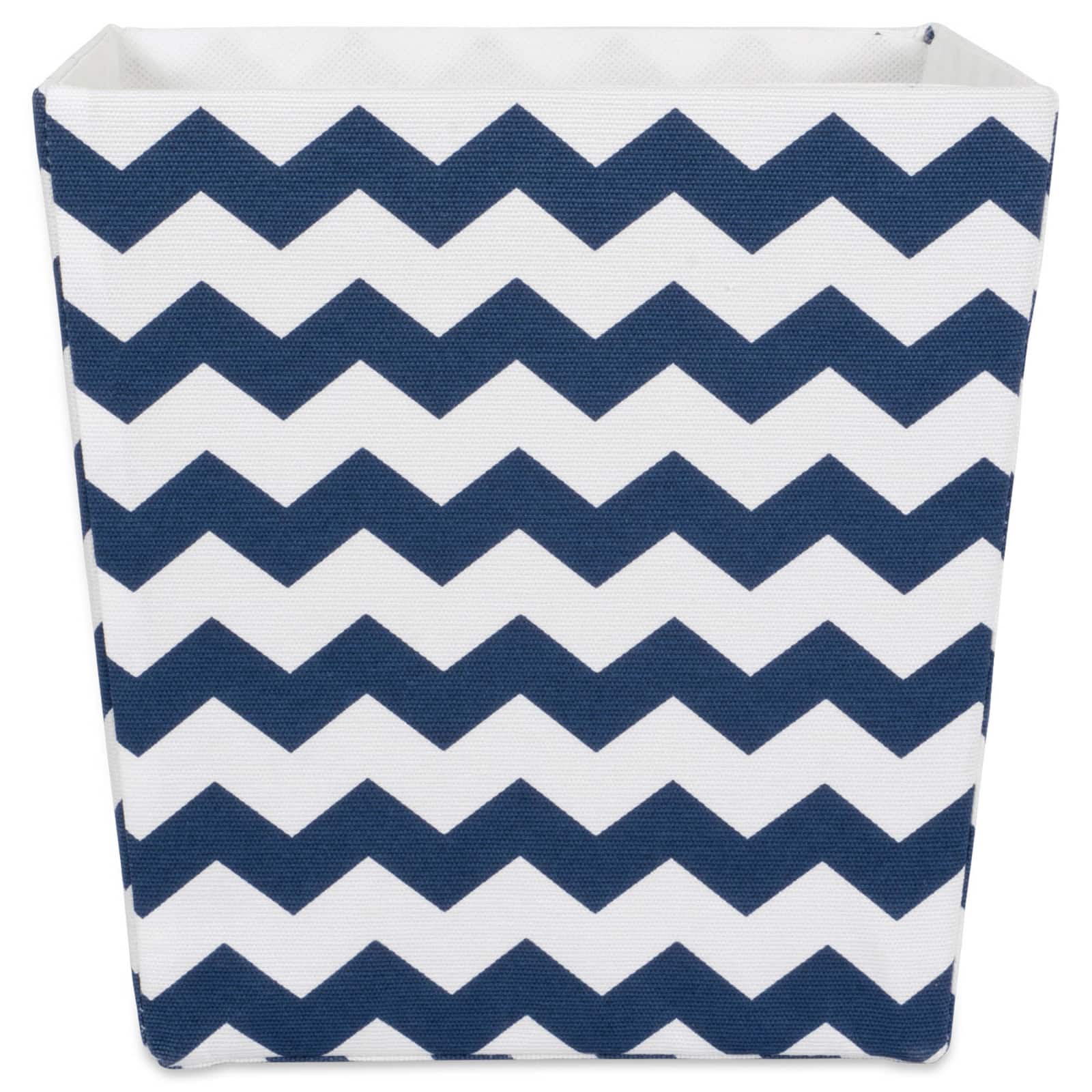 DII® 11" Trapezoid Polyester Chevron Storage Bin