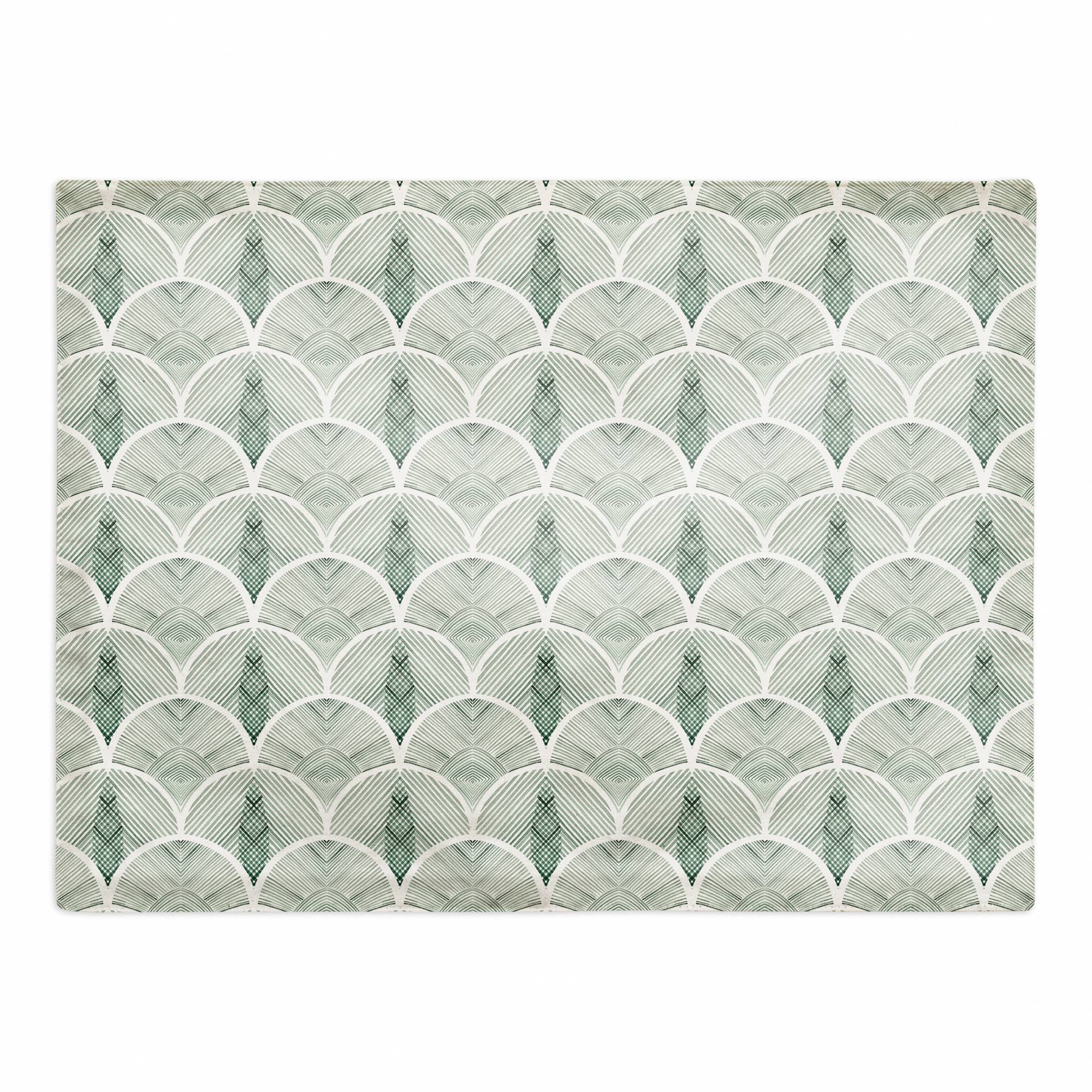 18" Abstract Leaves Poly Twill Placemat