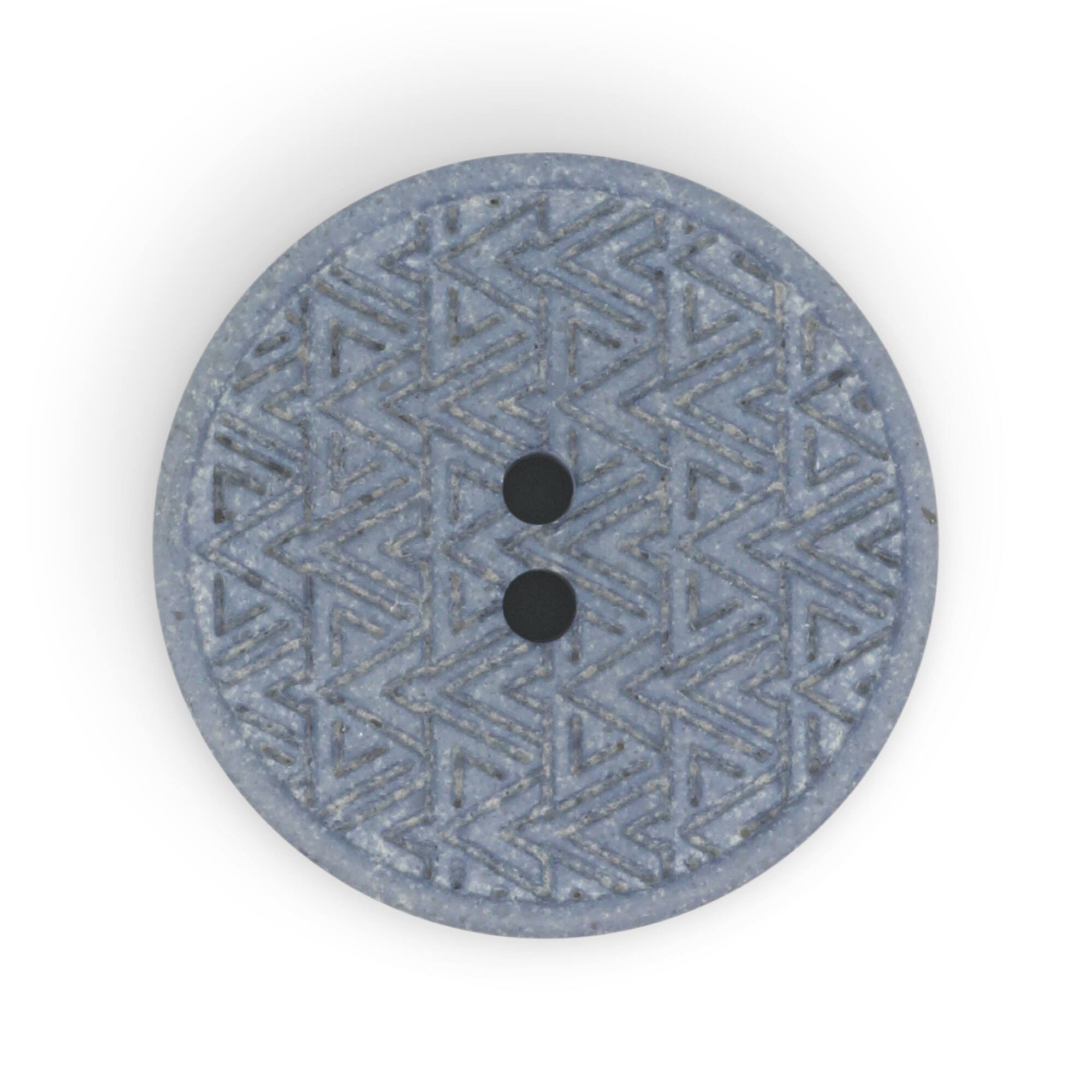 Dritz® 20mm Recycled Hemp Geometric Round Button