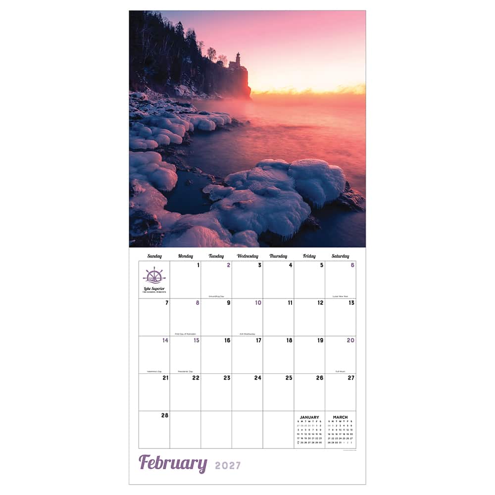 2027 Great Lakes Wall Calendar
