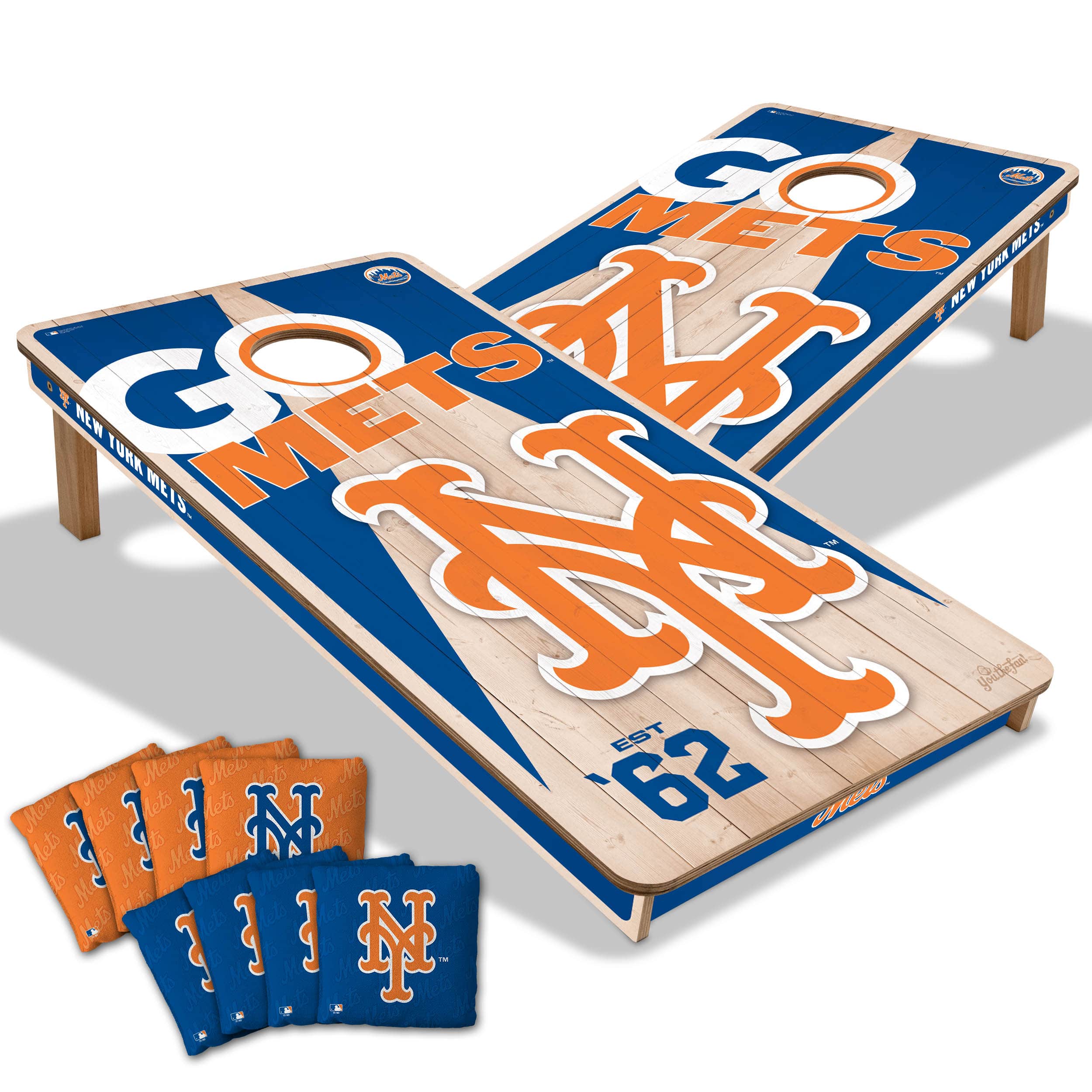 MLB 2Ft x 4Ft Cornhole Game By Youthefan in New York Mets | 2ft x 4ft | Michaels&reg;
