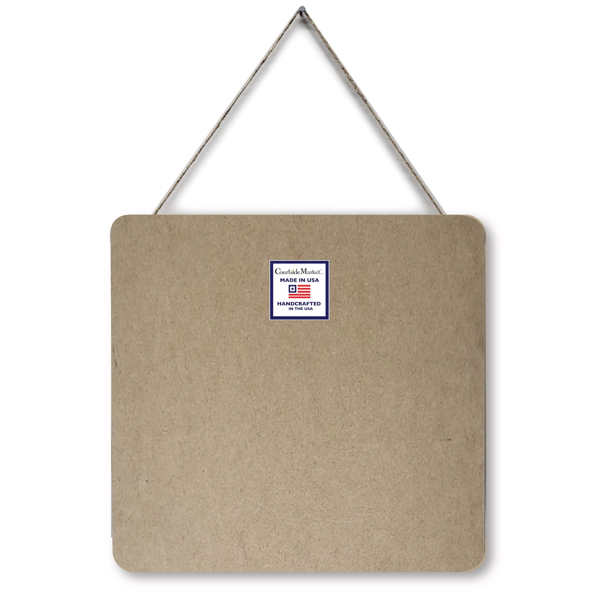 Courtside Market® Celebrate 250™ 12" x 12" Wounded Warrior Project® USA II Hanging Wooden Artboard with Twine