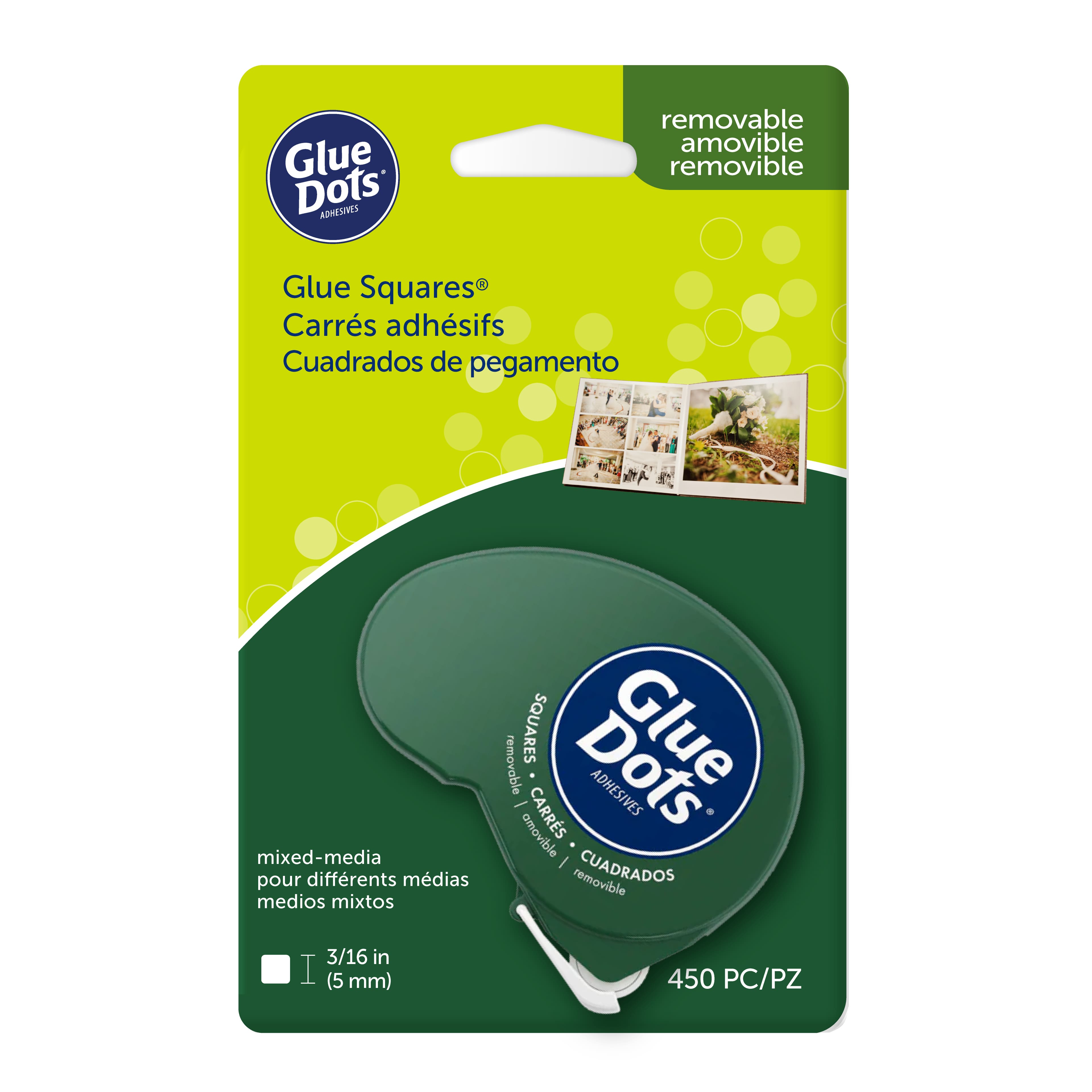 8 Pack: Glue Dots® Removable Glue Squares® Dot N' Go® Dispenser