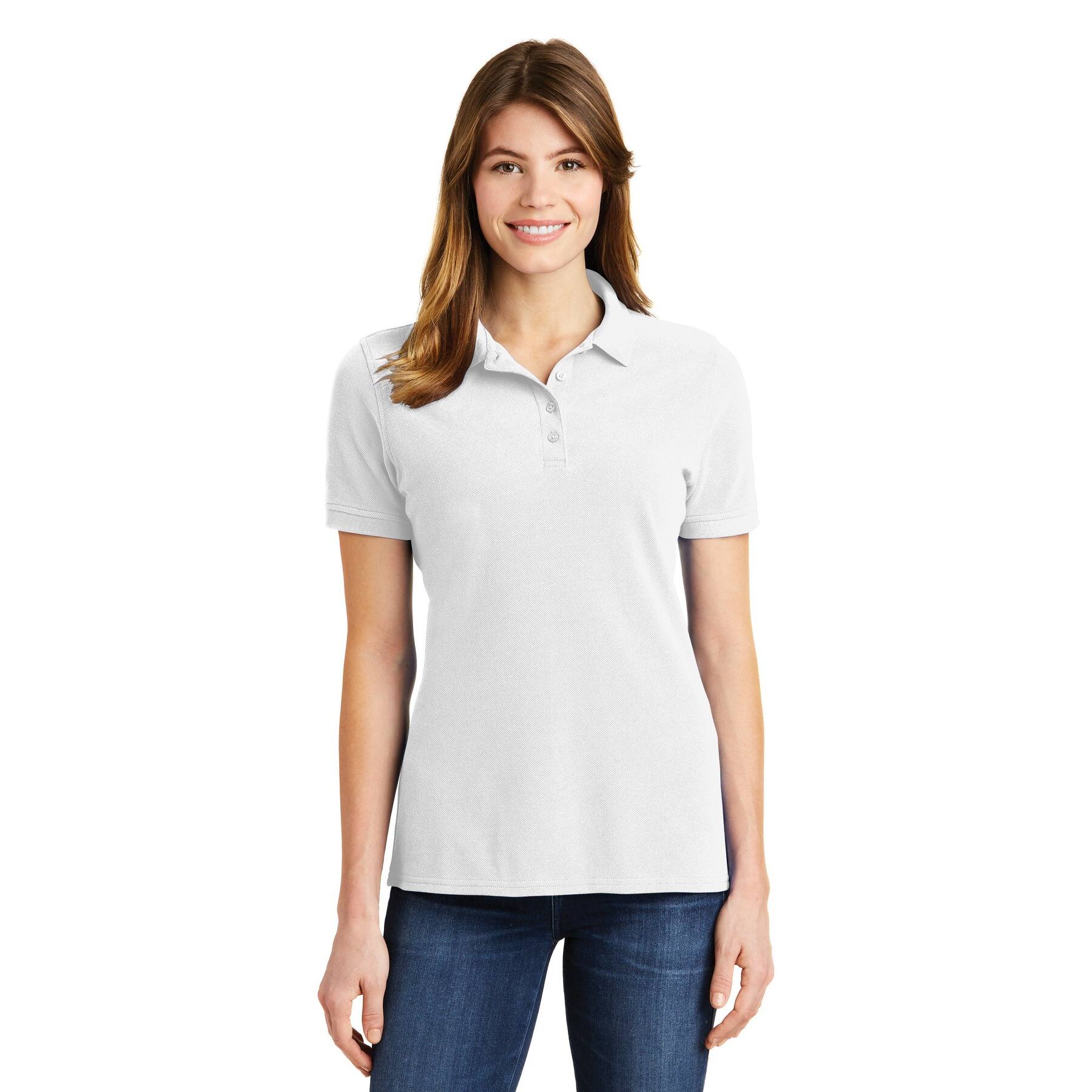 Port & Company® Combed Ring Spun Ladies Pique Polo
