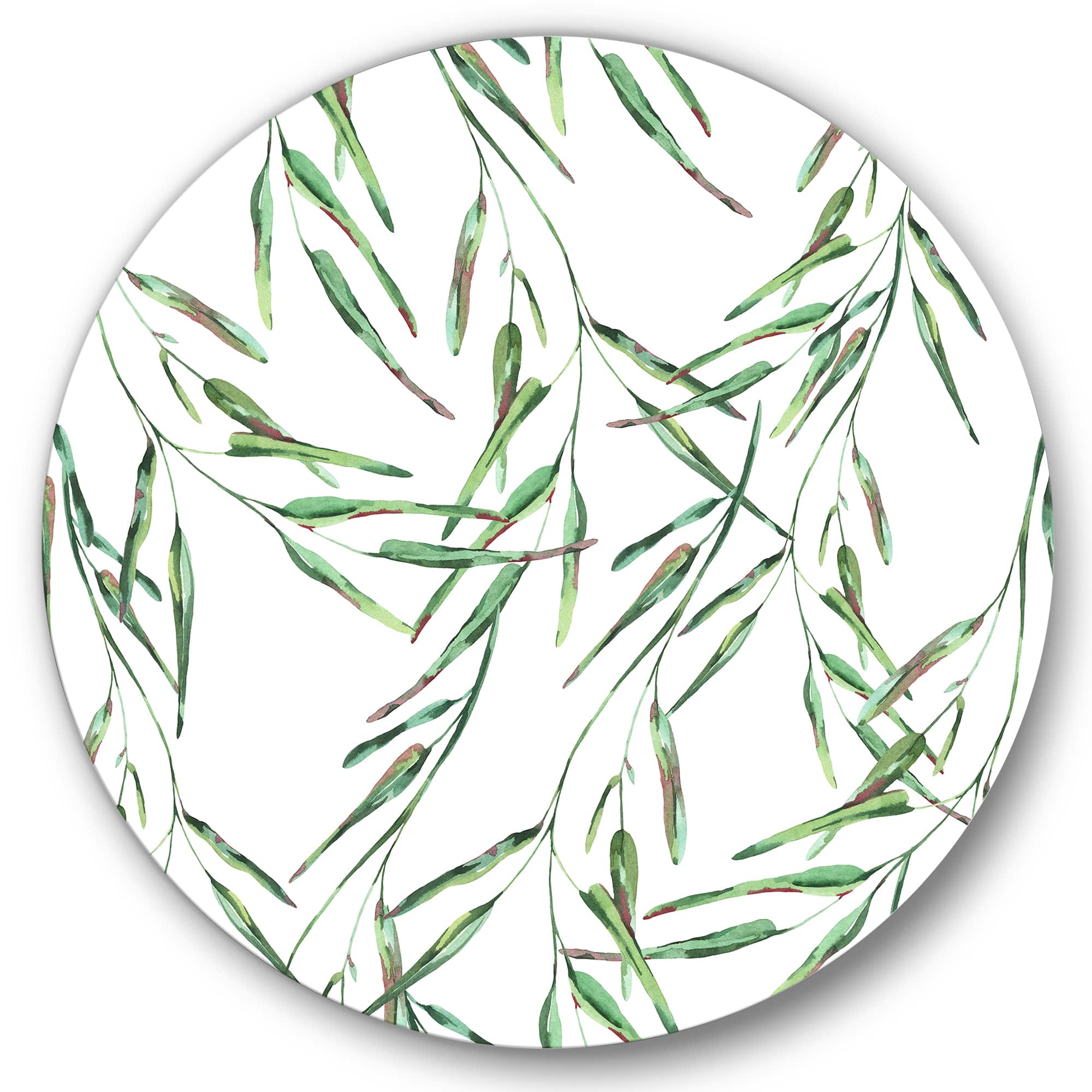 Designart - Tropical Green Leaves In Summer Times II