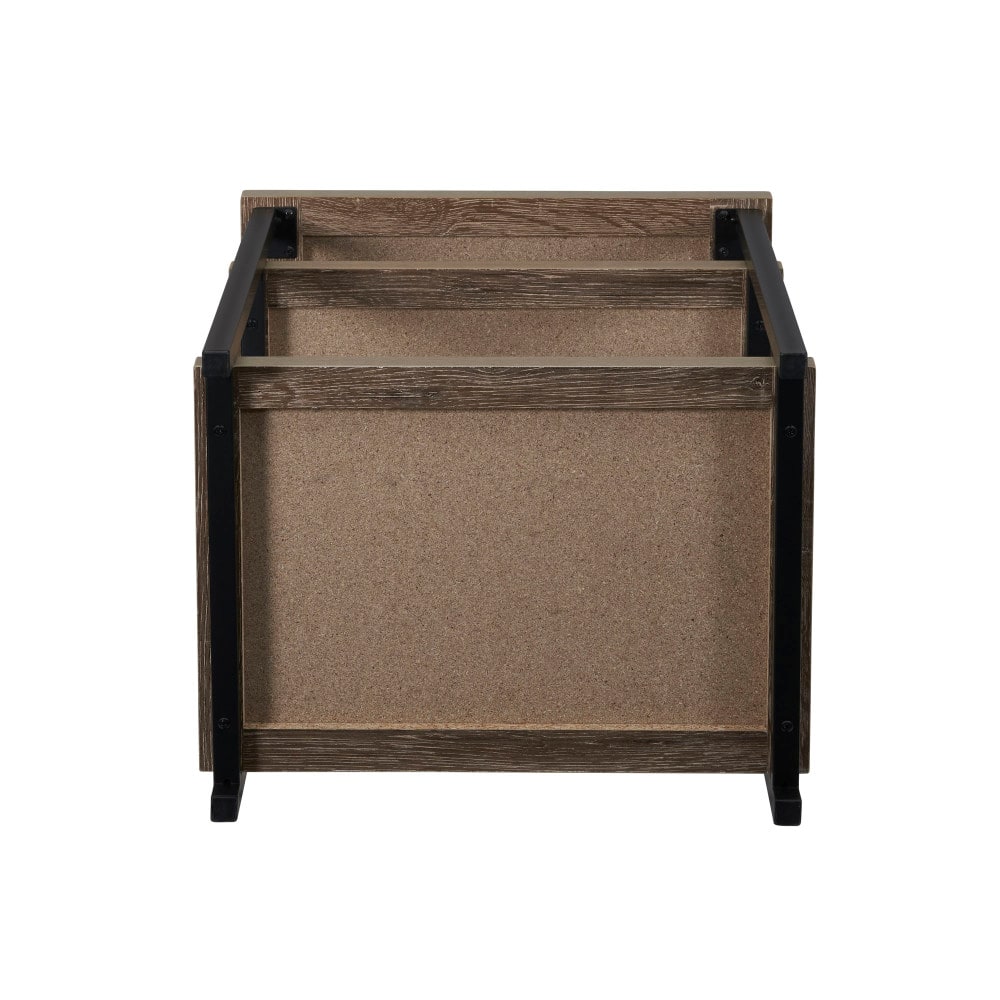 Household Essentials Jamestown Ashwood 2-Shelf End Table