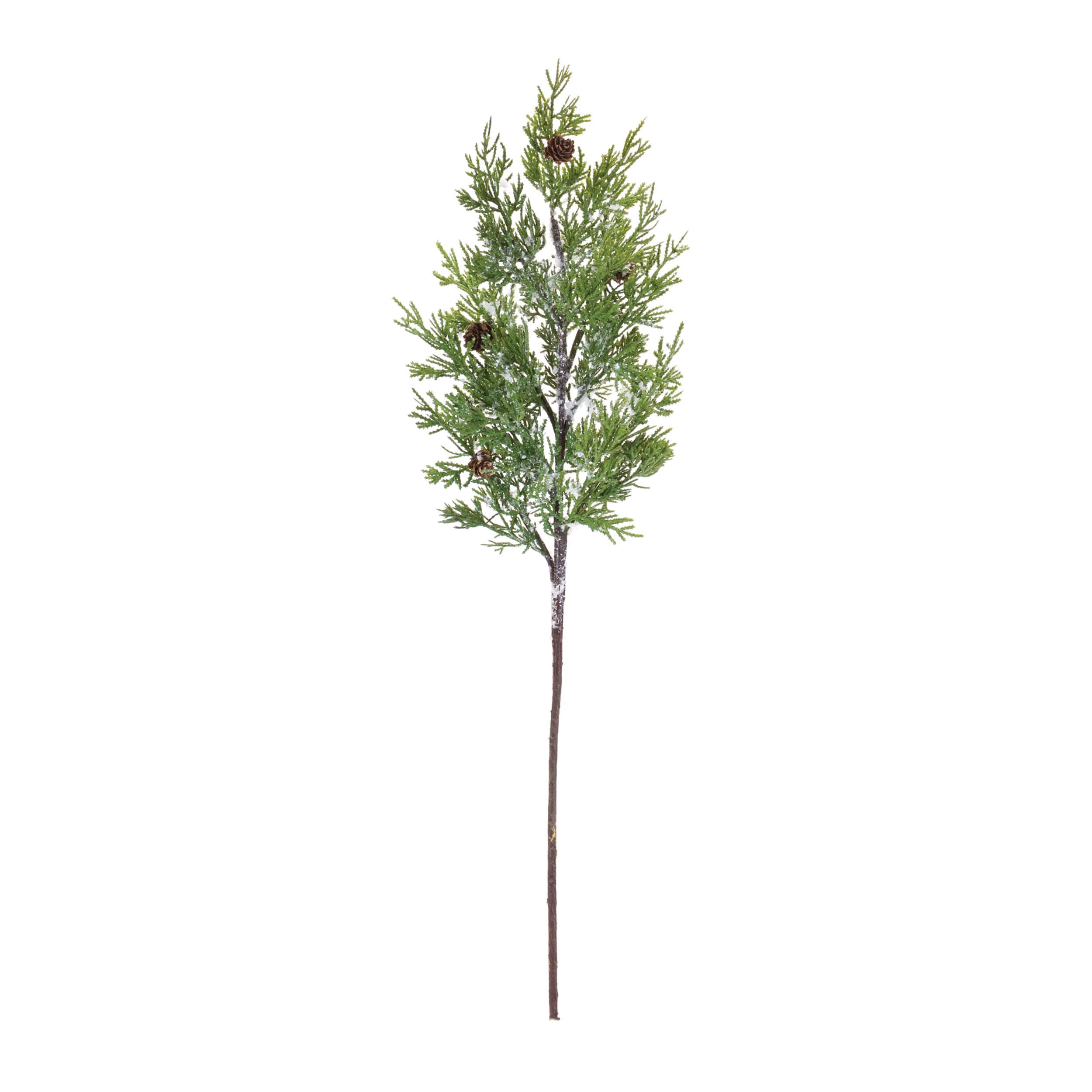 Green & Brown Pine Spray with Pinecones, 2ct.