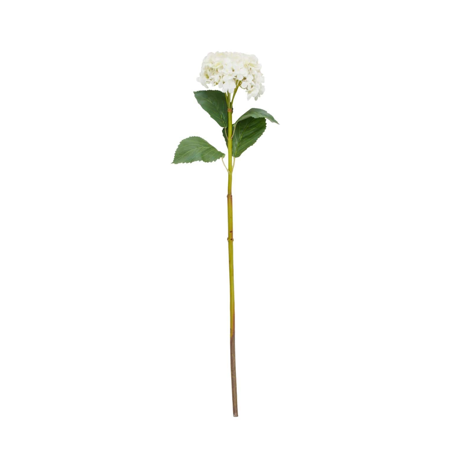 34" White Hydrangea Artificial Flower Stem, 8ct.