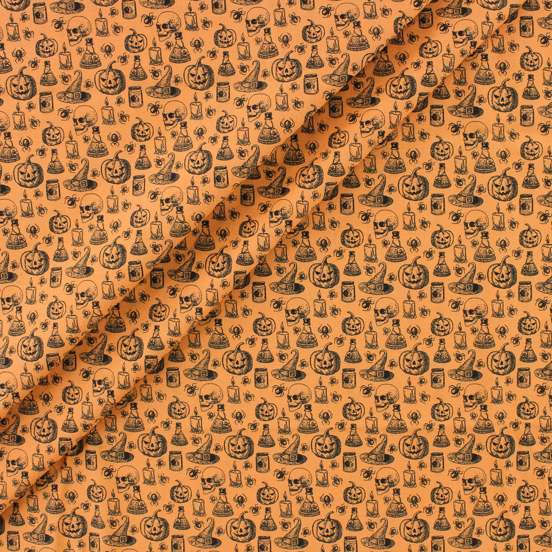 Richloom Cackle Pumpkin Cotton Quilting Fabric