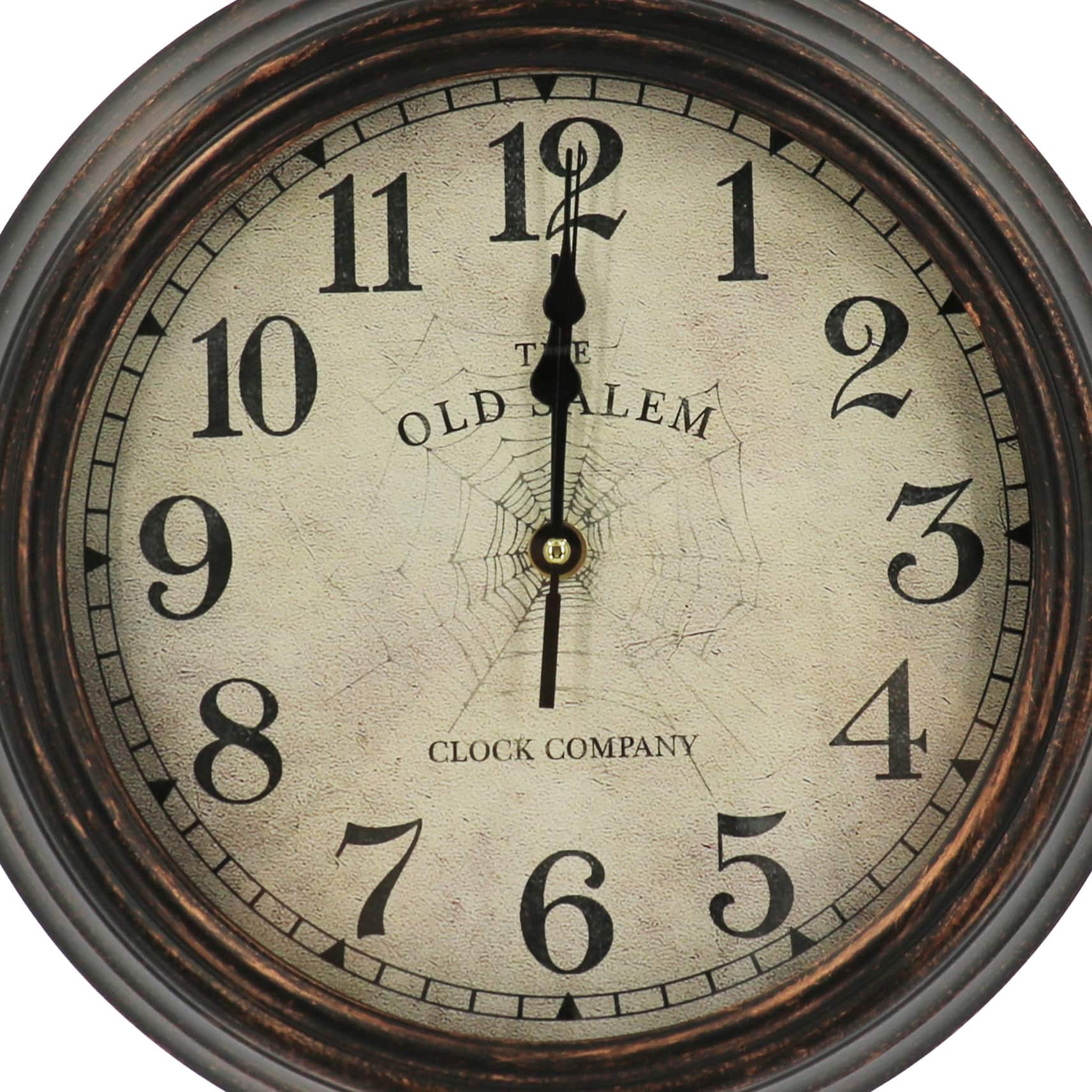 12.25" Old Salem Round Wall Clock in Antique Copper Frame by Ashland®