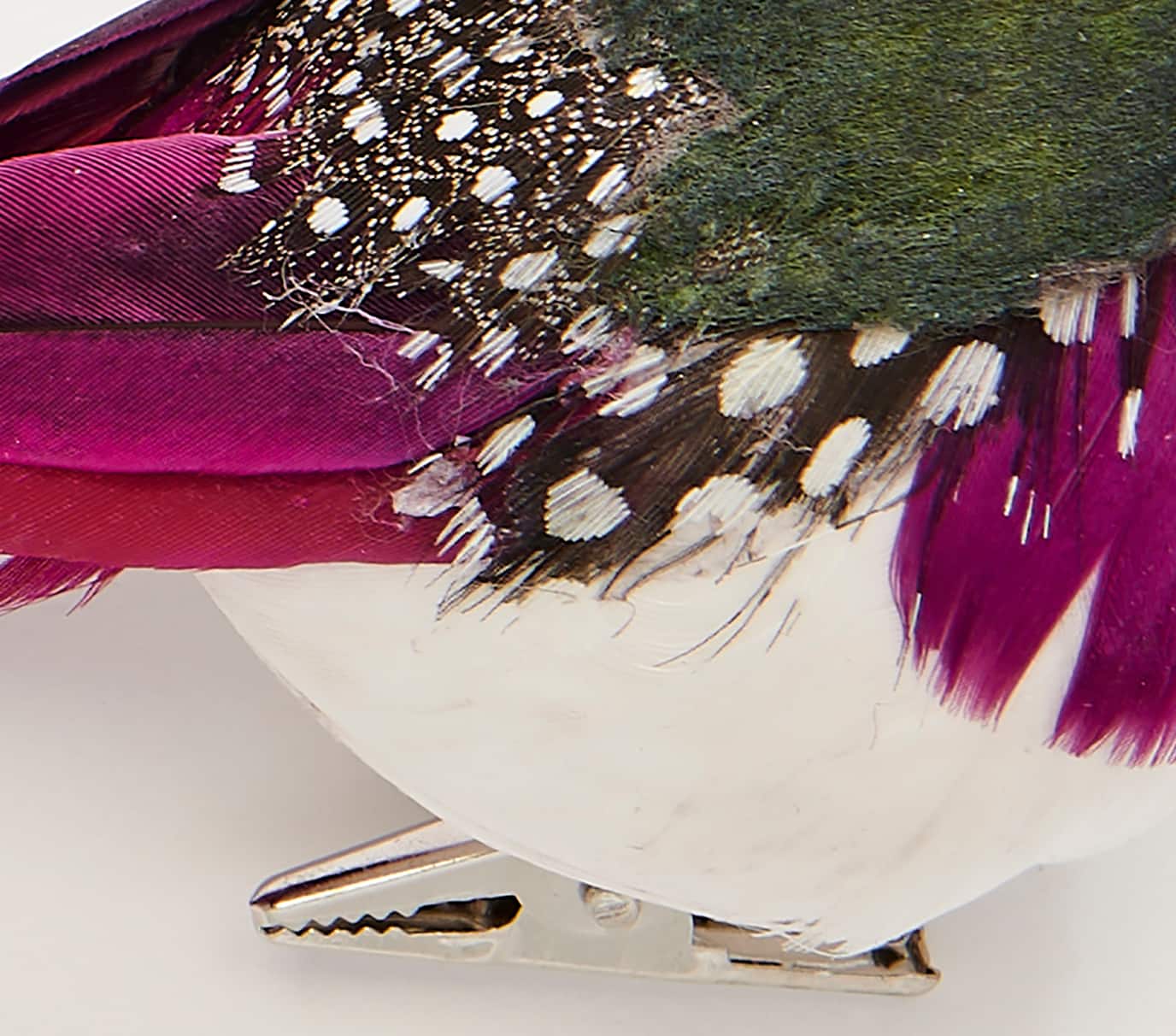 5" Feathered Bird with Metal Clips, 3ct.