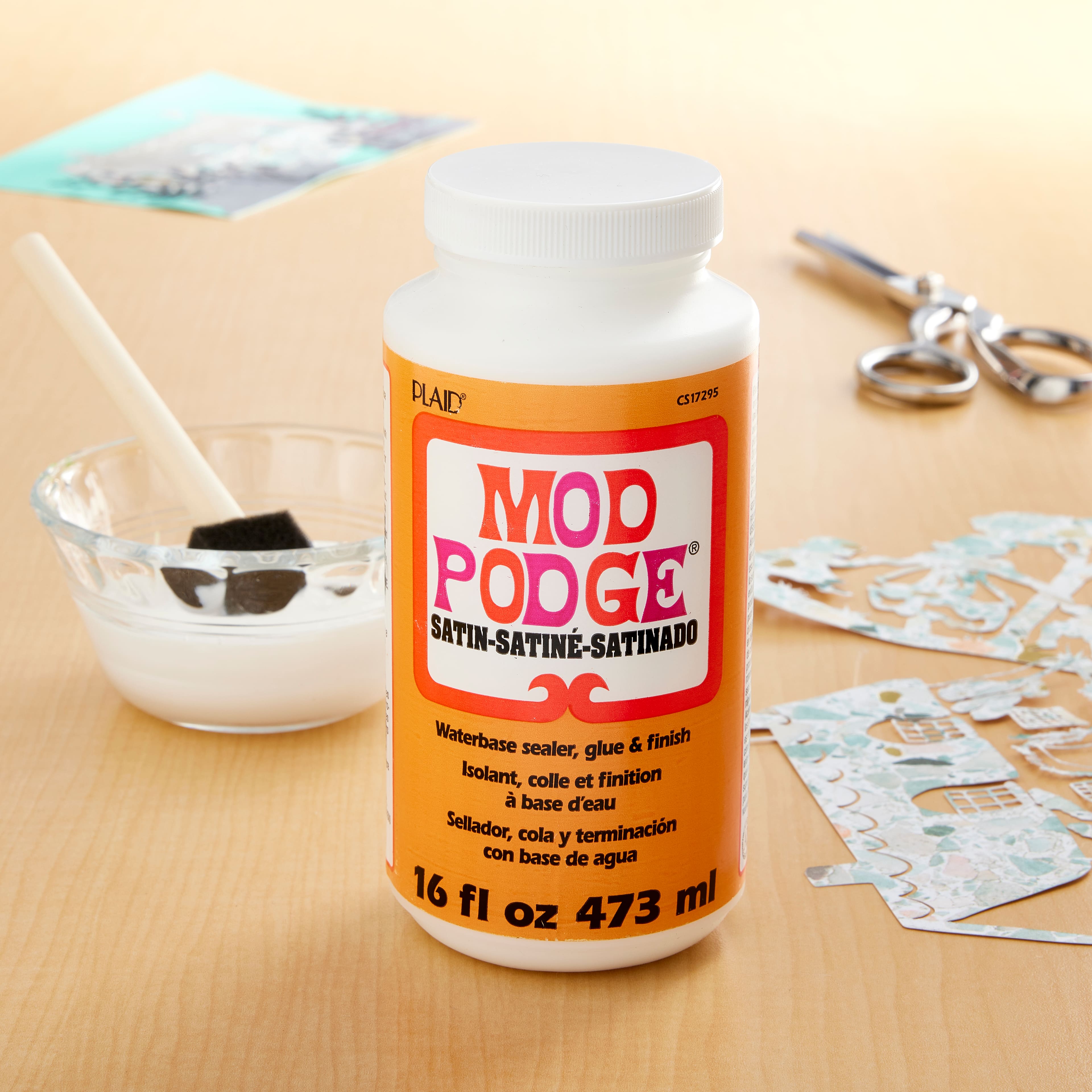 6 Pack: Mod Podge® Satin Sealer, 16oz.