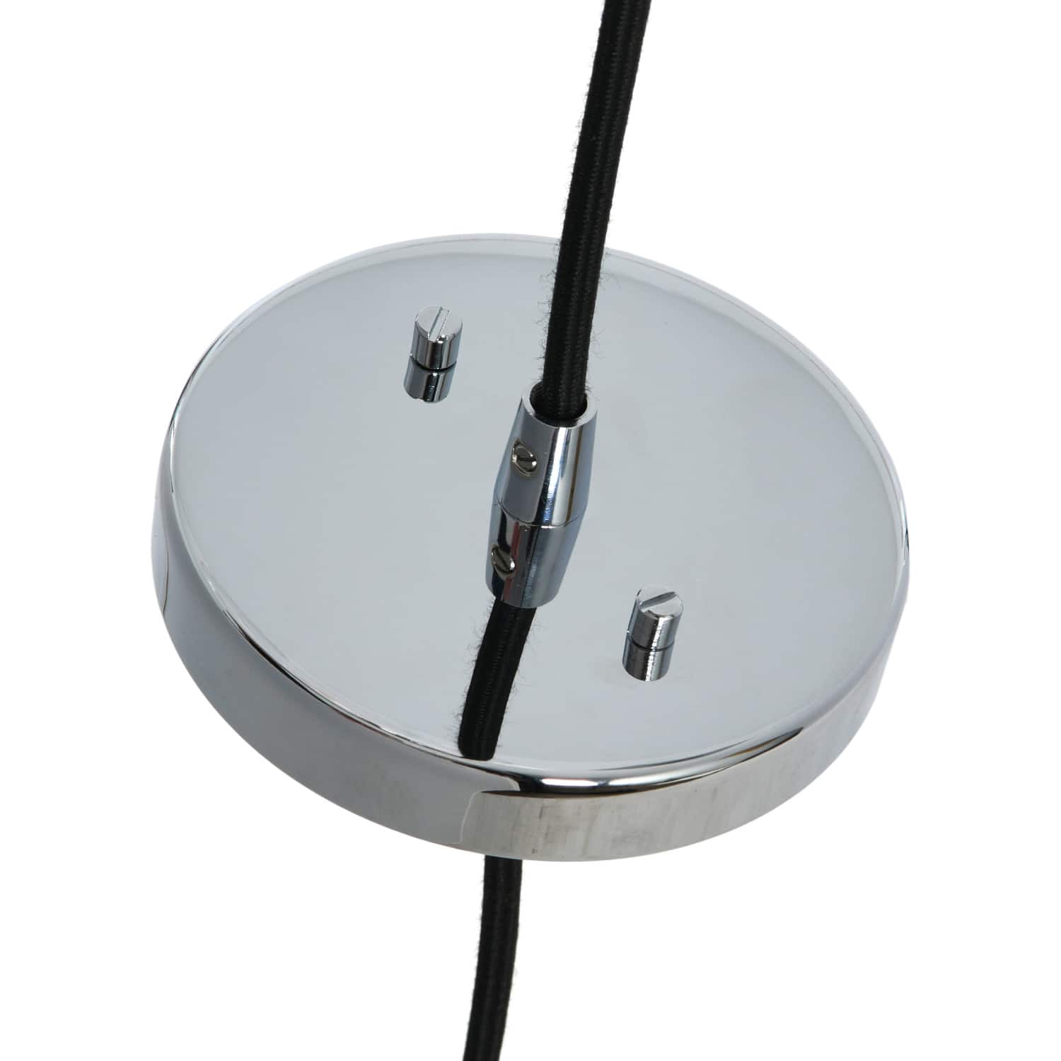 Hello Honey® Robert Stevenson Lighting Marson 15" Clear Glass & Chrome Metal Ceiling Light