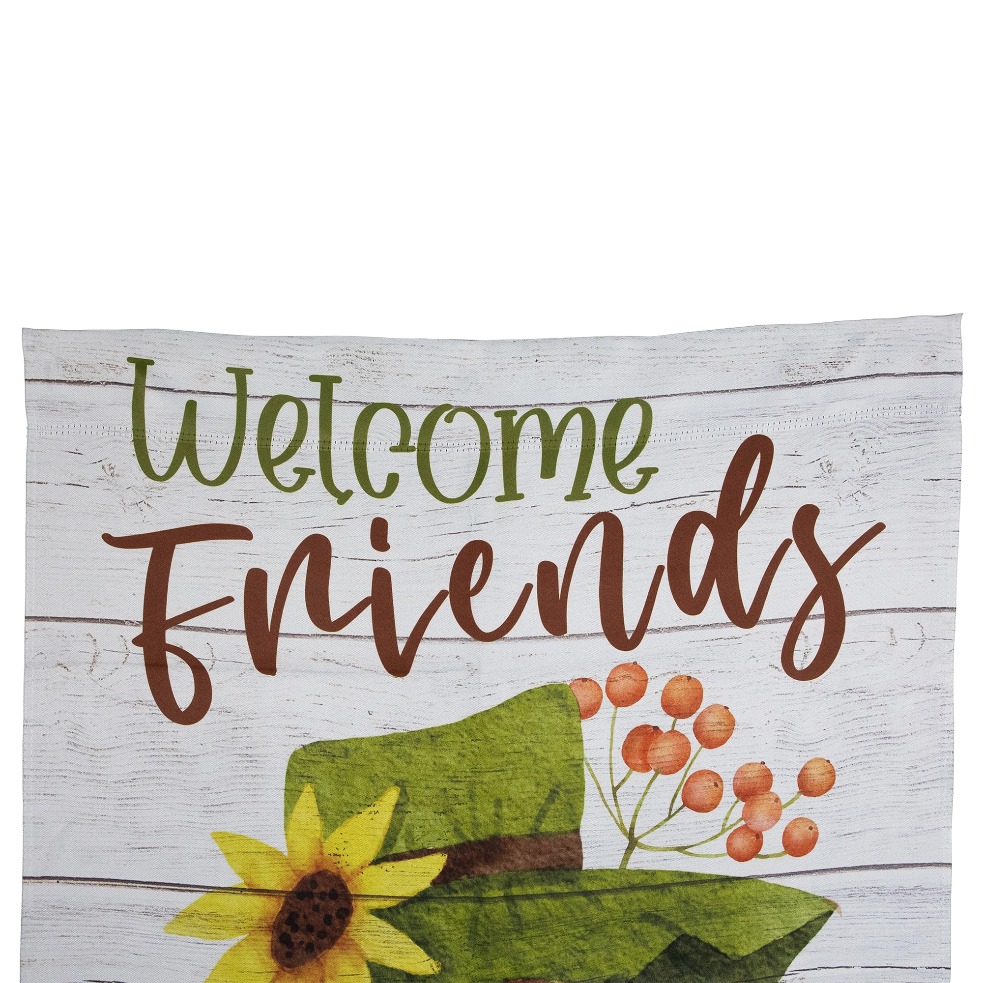40" x 28" Scarecrow Welcome Friends Fall Harvest Outdoor House Flag