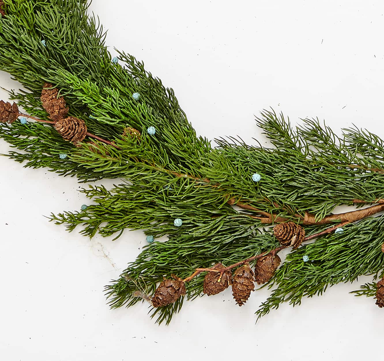 69" Evergreen Pine & Juniper with Pinecones Artificial Garland