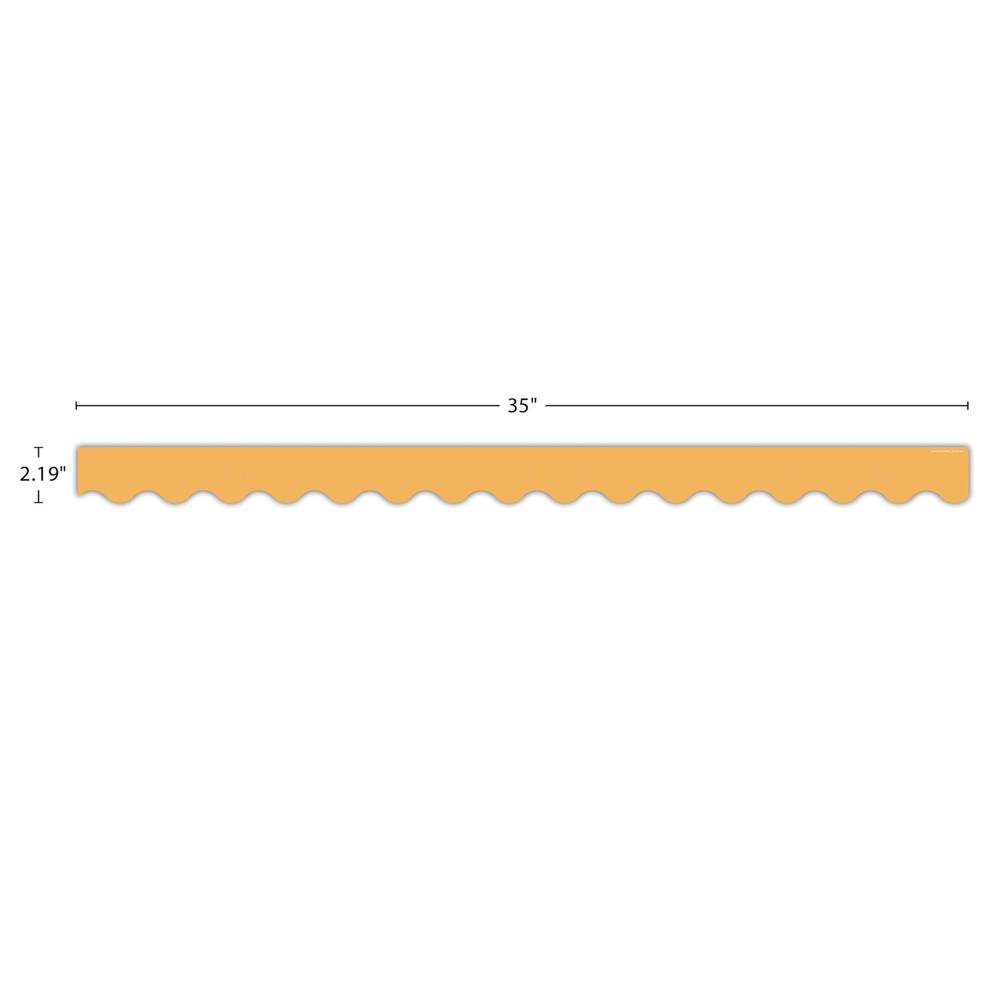 Teacher Created Resources® Golden Sun Scalloped Border Trim, 6 Packs of 12