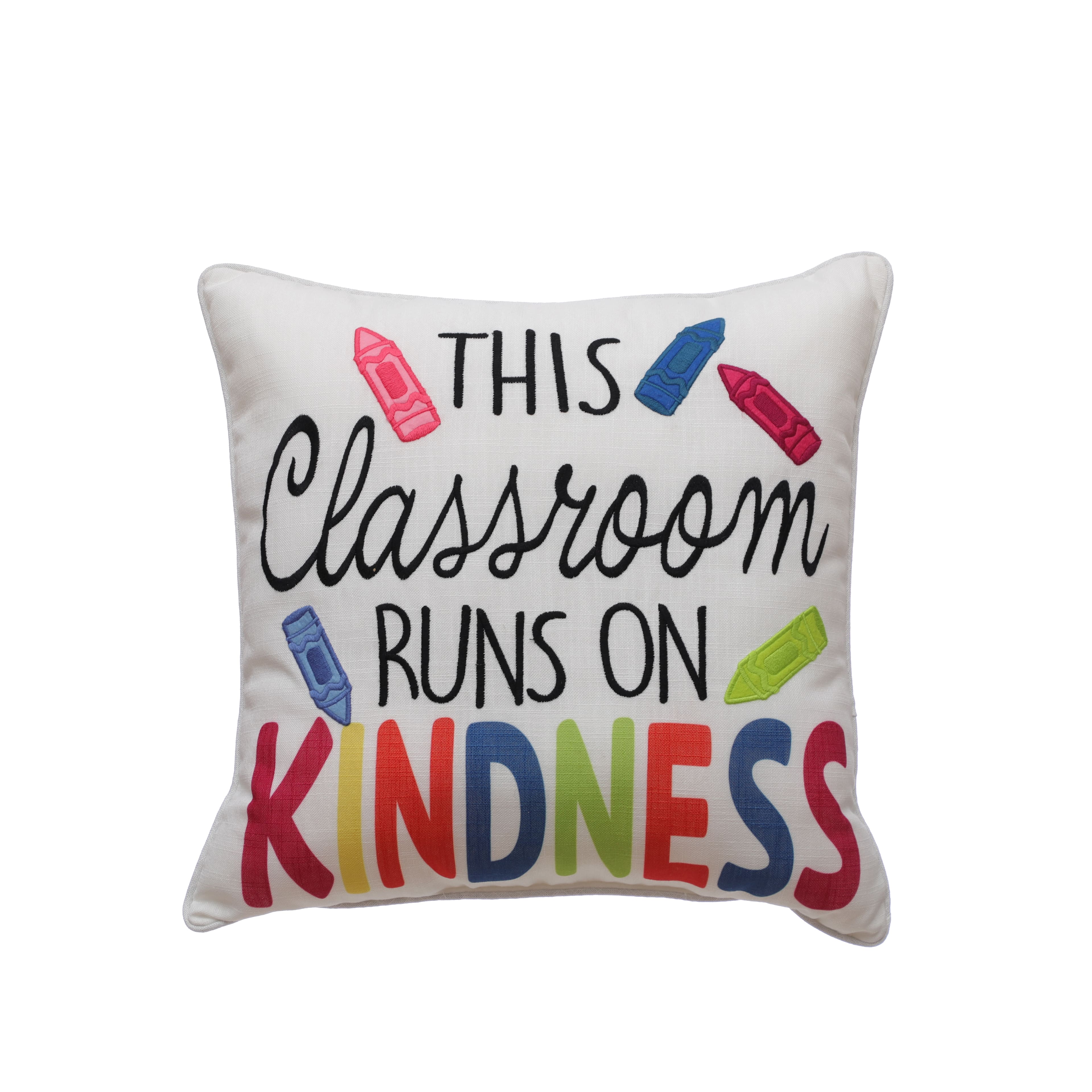 Class Rules! 17" x 17" Kindness Pillow by B2C™