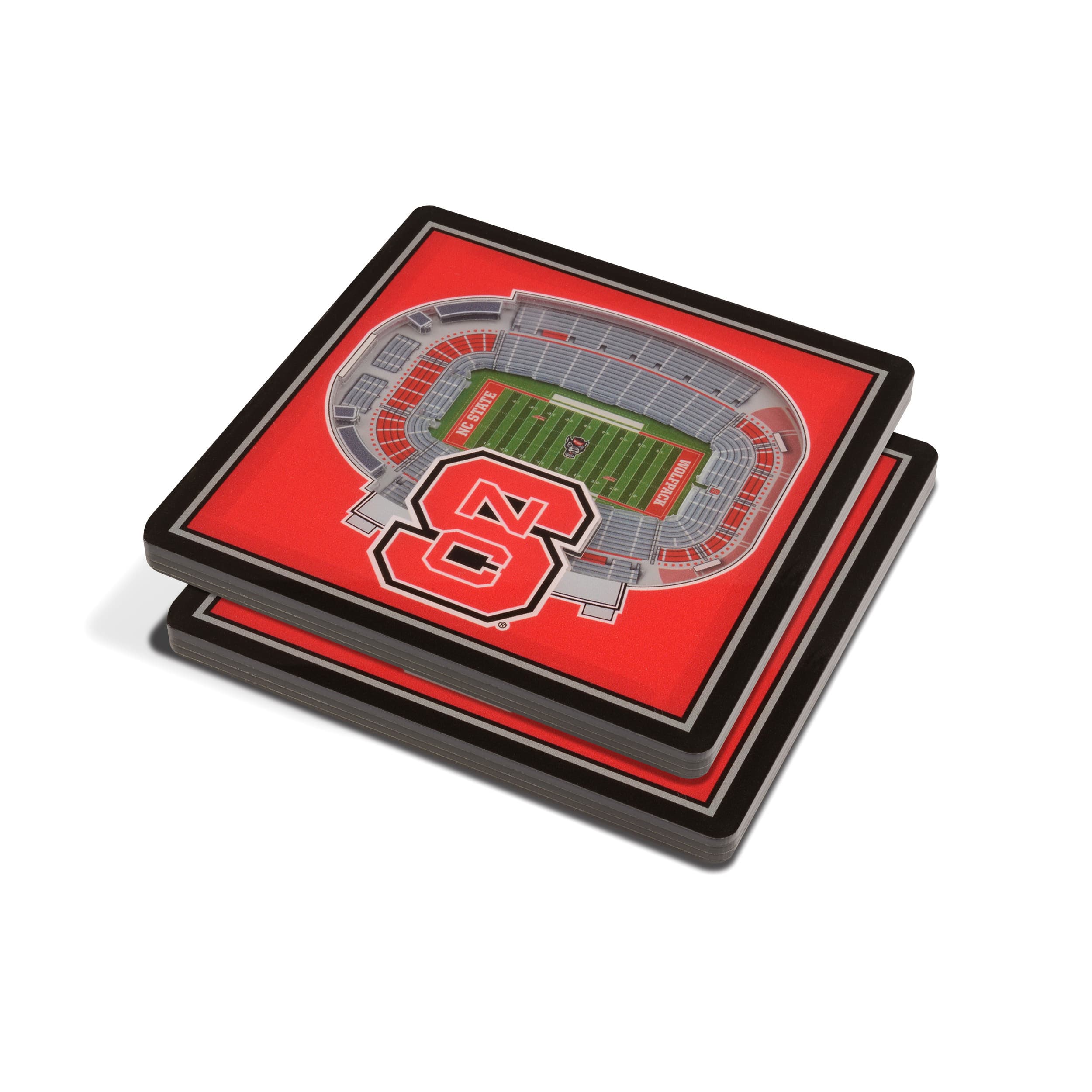 NCAA 3D StadiumView Coasters By Youthefan in Nc State Wolfpack | 4" x 4" x 0.3125" | Michaels®