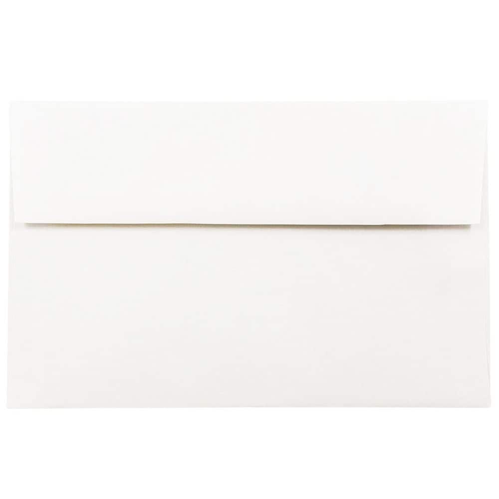 JAM Paper A10 Strathmore Ultimate White Woven Invitation Envelopes, 25ct.