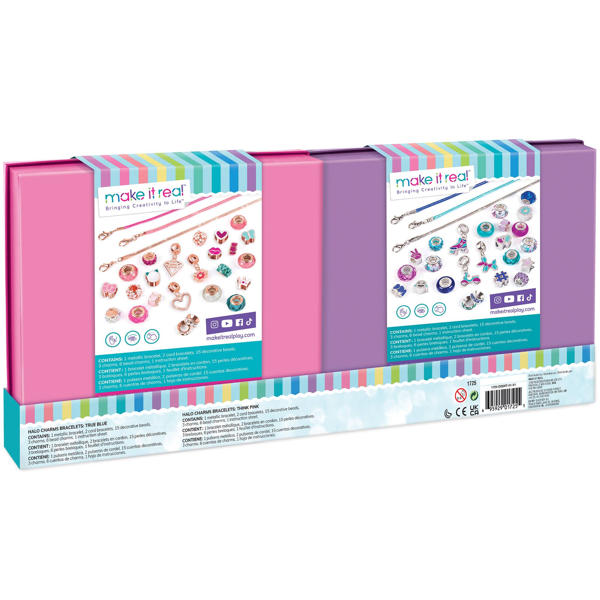 Make It Real™ 2-In-1 True Blue & Think Pink Halo Charms Kit