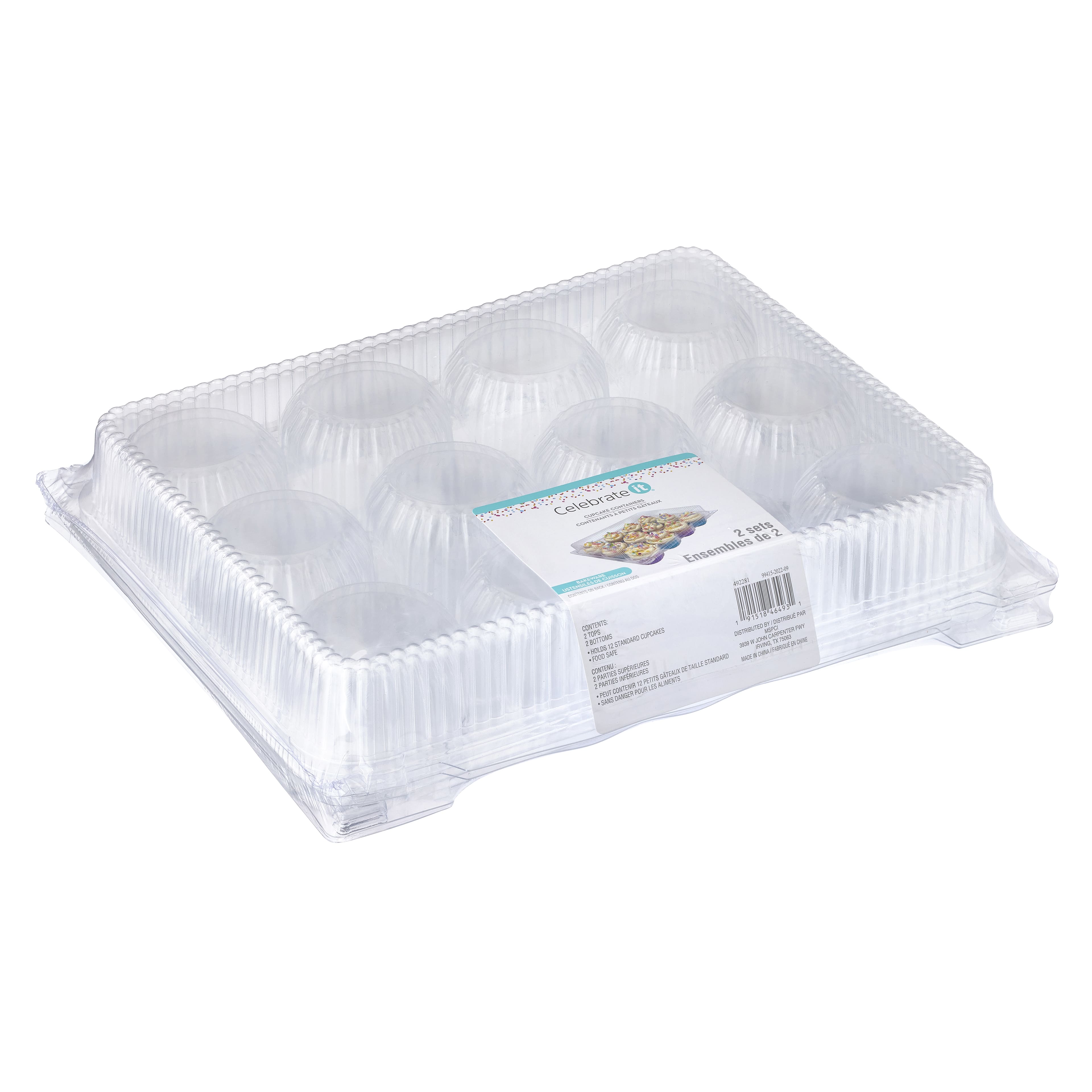 6 Packs: 2 ct. (12 total) 12-Cup Cupcake Clamshells by Celebrate It™