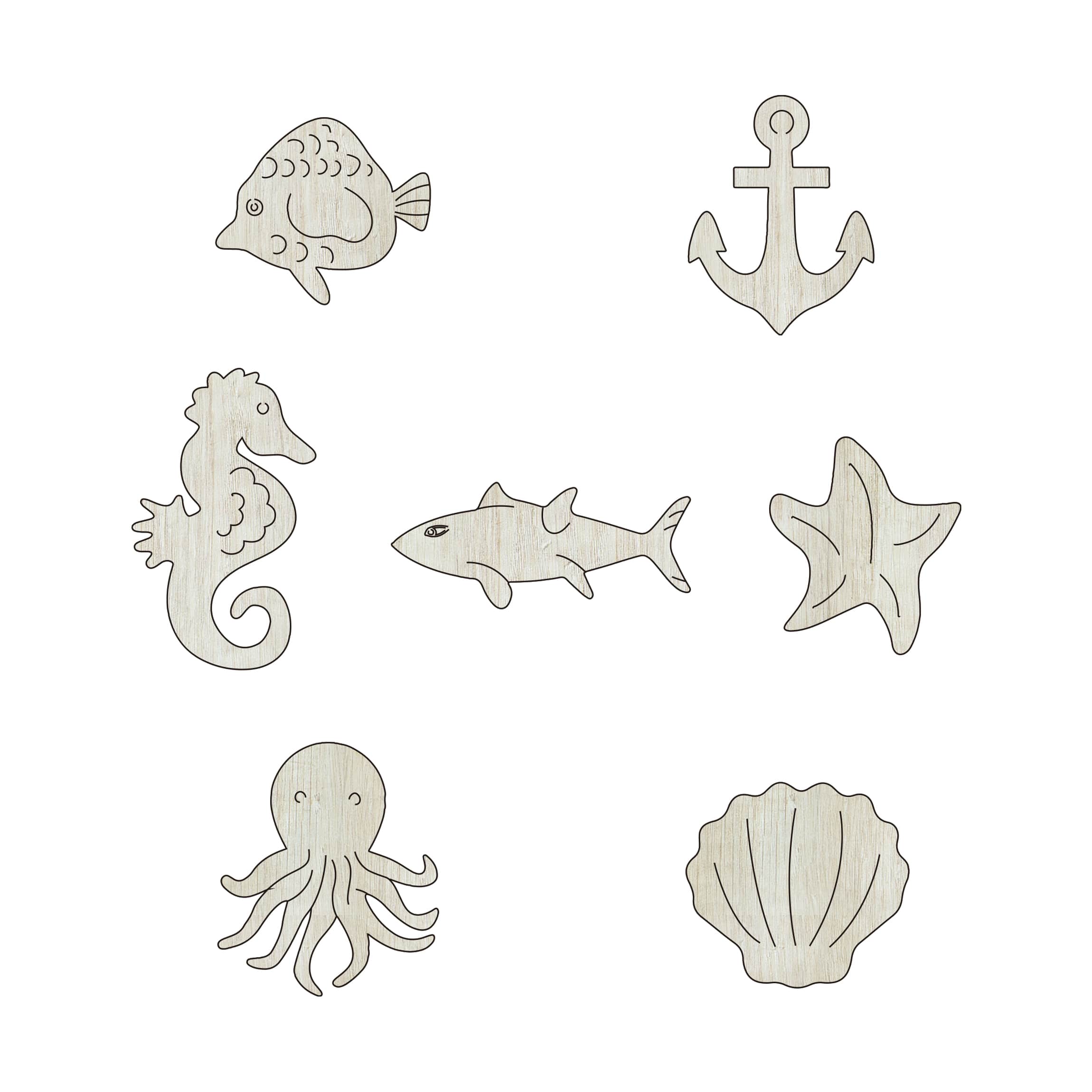 Wooden Jigsaw Puzzle - Fish: 404 Pcs