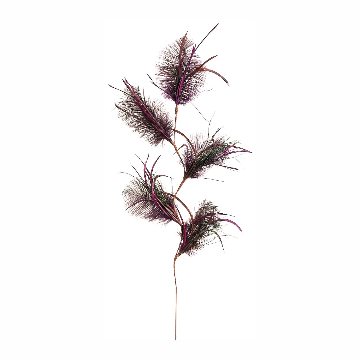 Purple Feather Spray