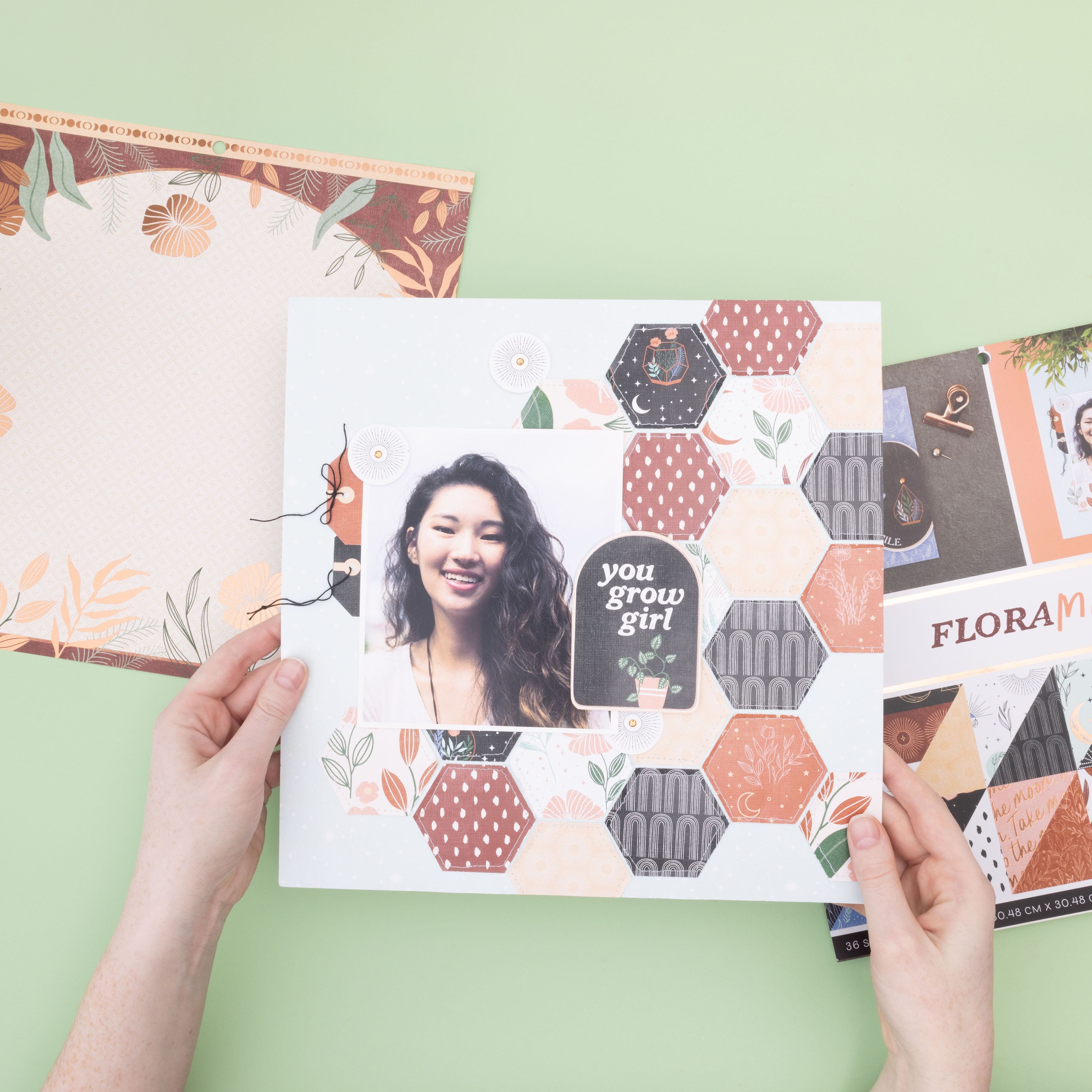 DCWV® 12" x 12" Premium Paper Flora Moon, 36 Sheets