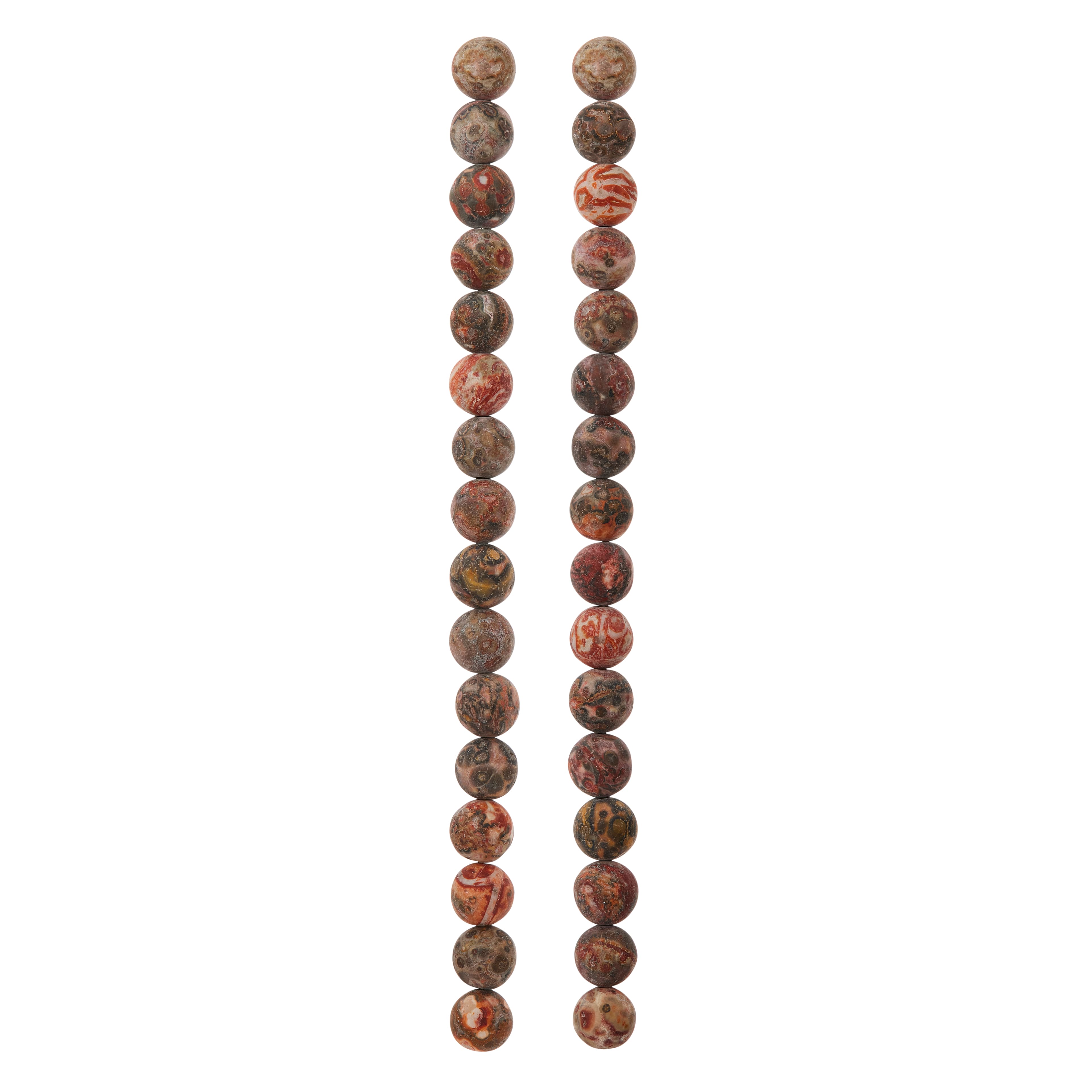 Matte Leopard Jasper Round Beads, 8mm by Bead Landing™
