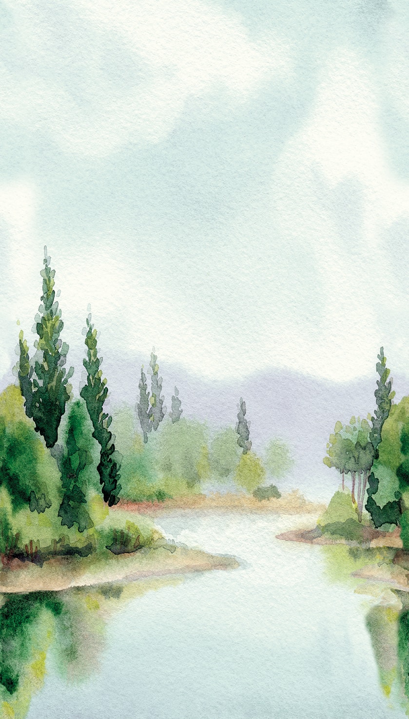 Designs Direct Serene River Wall Mural